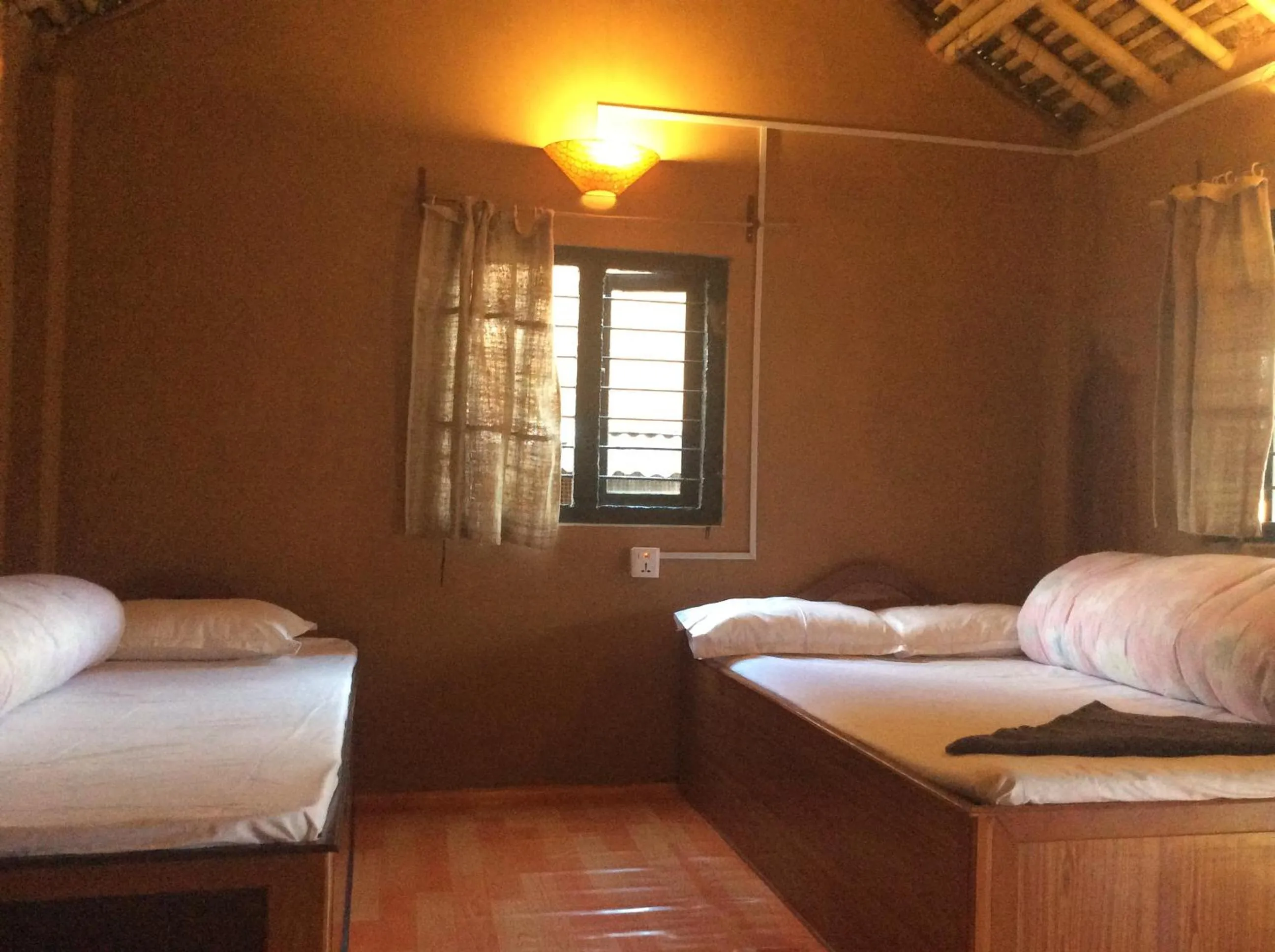 Bed in My beautiful cottage in pokhara