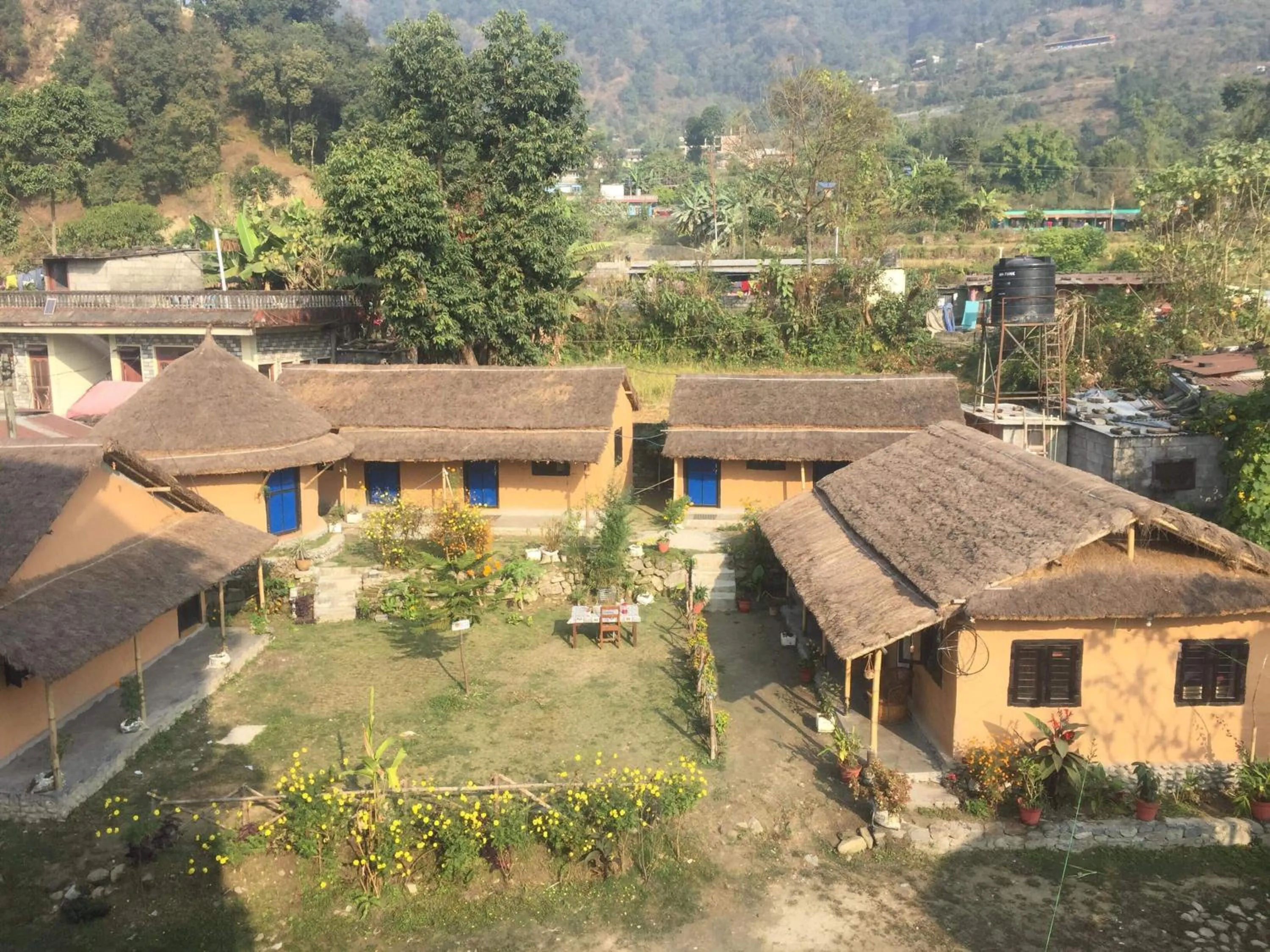 Bird's eye view in My beautiful cottage in pokhara