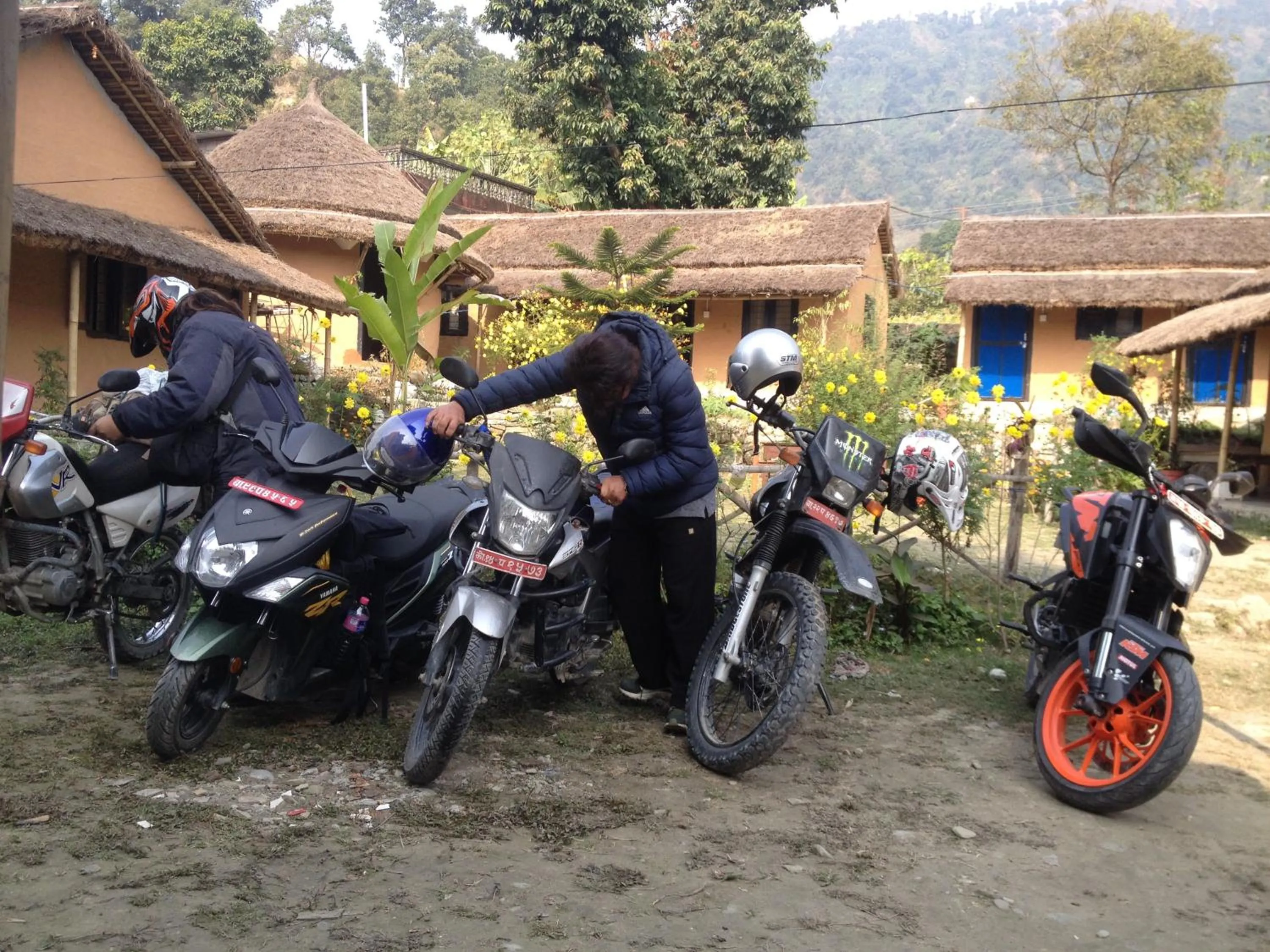 Activities in My beautiful cottage in pokhara