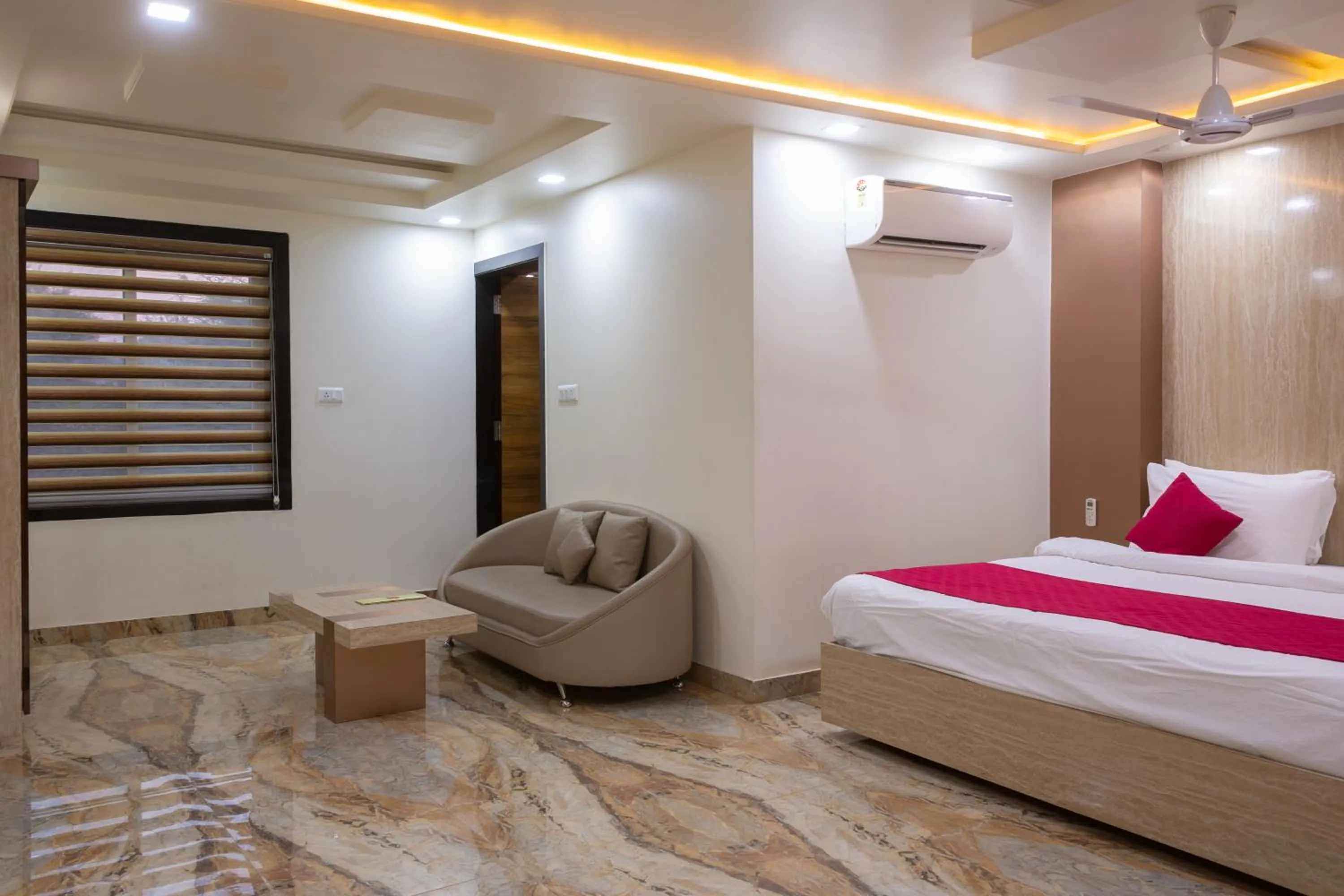 Photo of the whole room, Bed in Hotel Pushkar City Inn