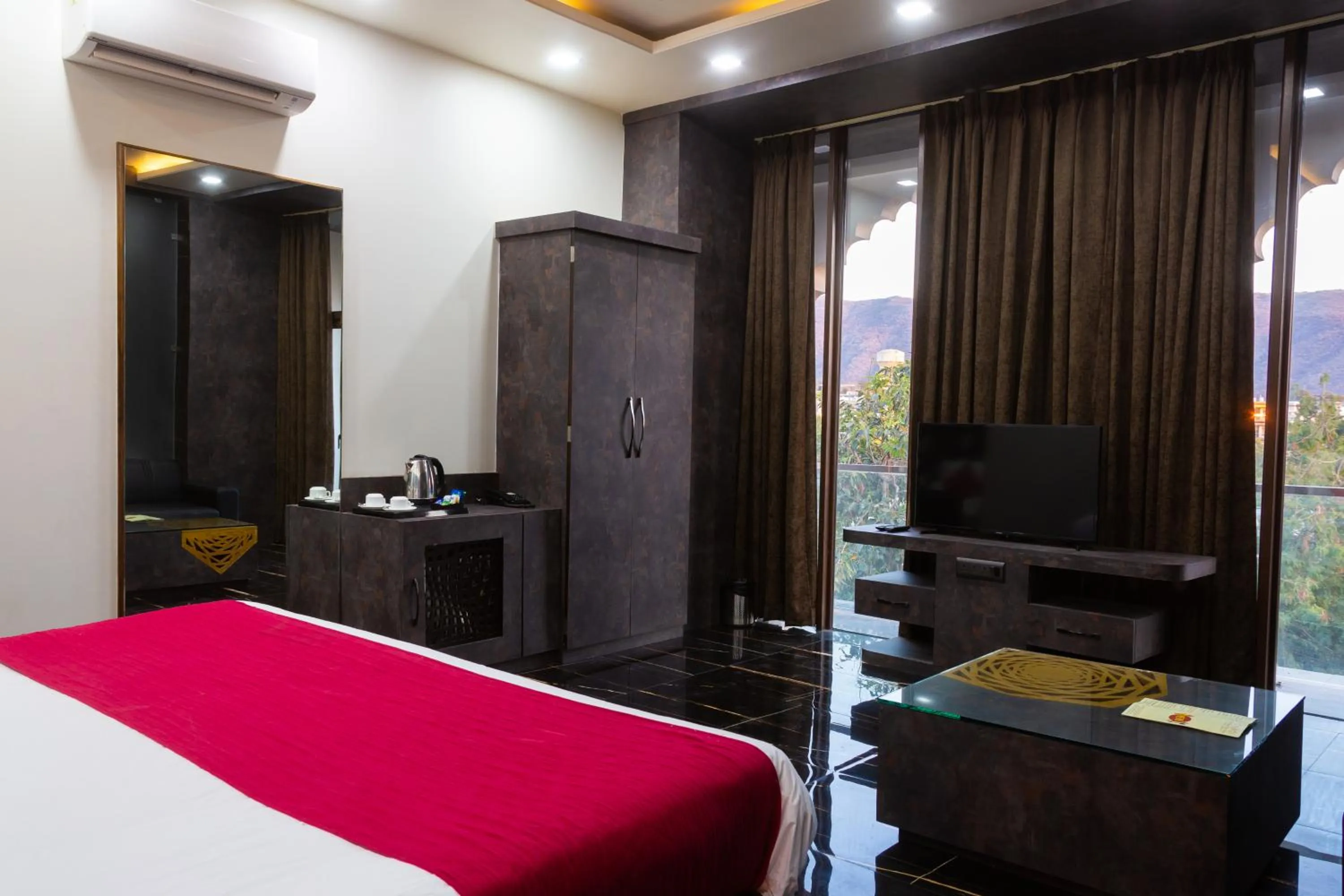 Photo of the whole room, Bed in Hotel Pushkar City Inn