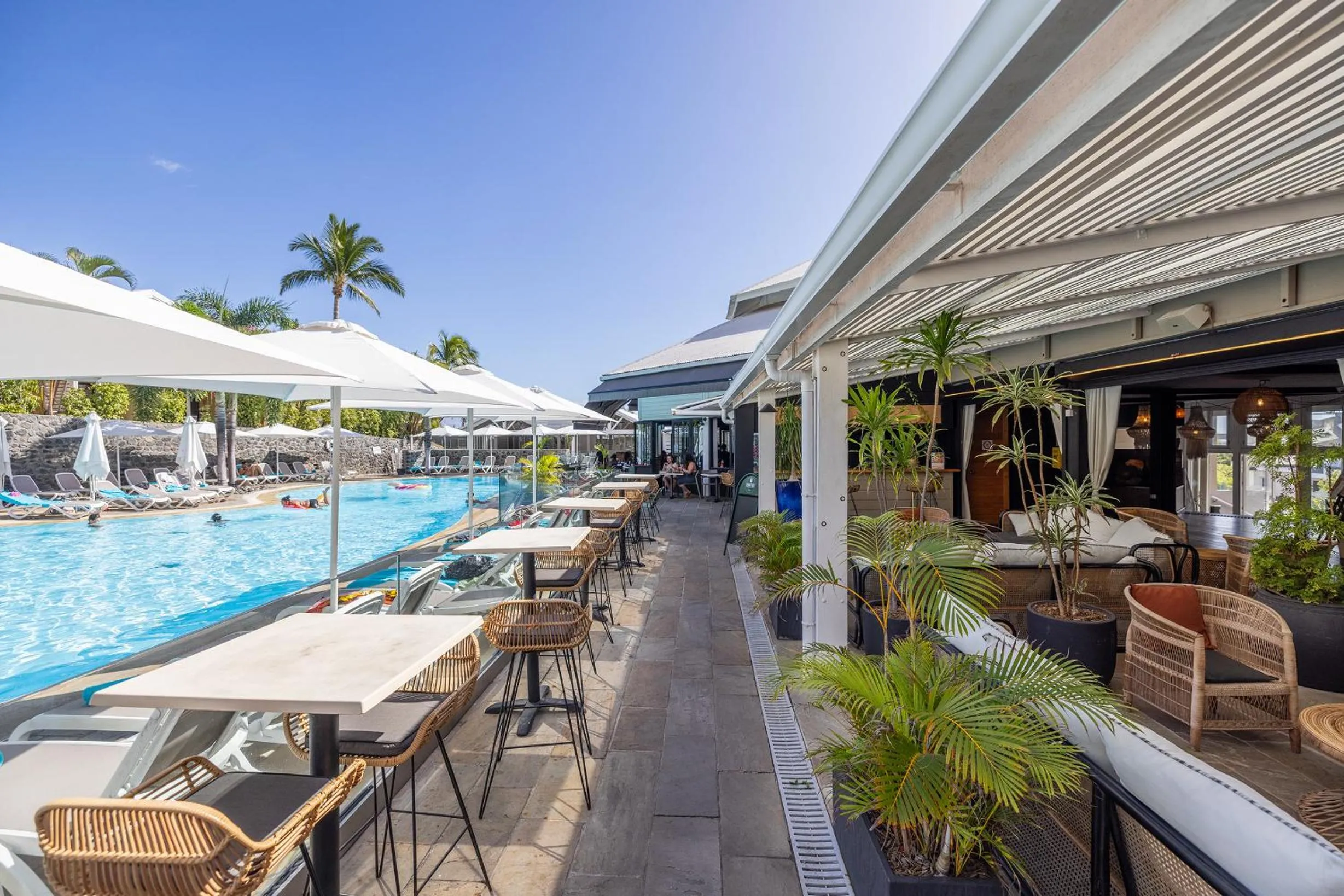 Lounge or bar in Résidence l'Archipel