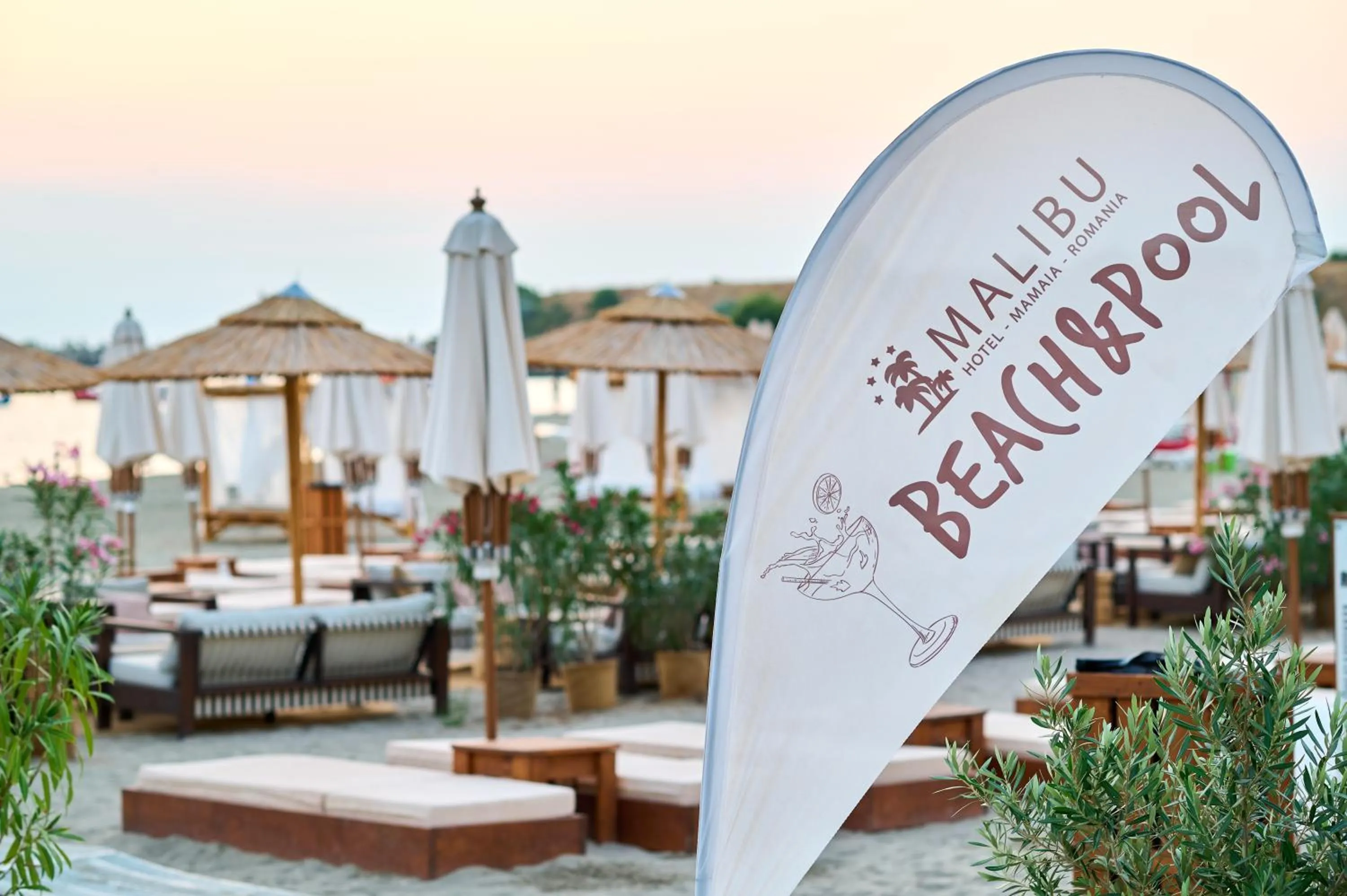 Beach in Hotel Malibu