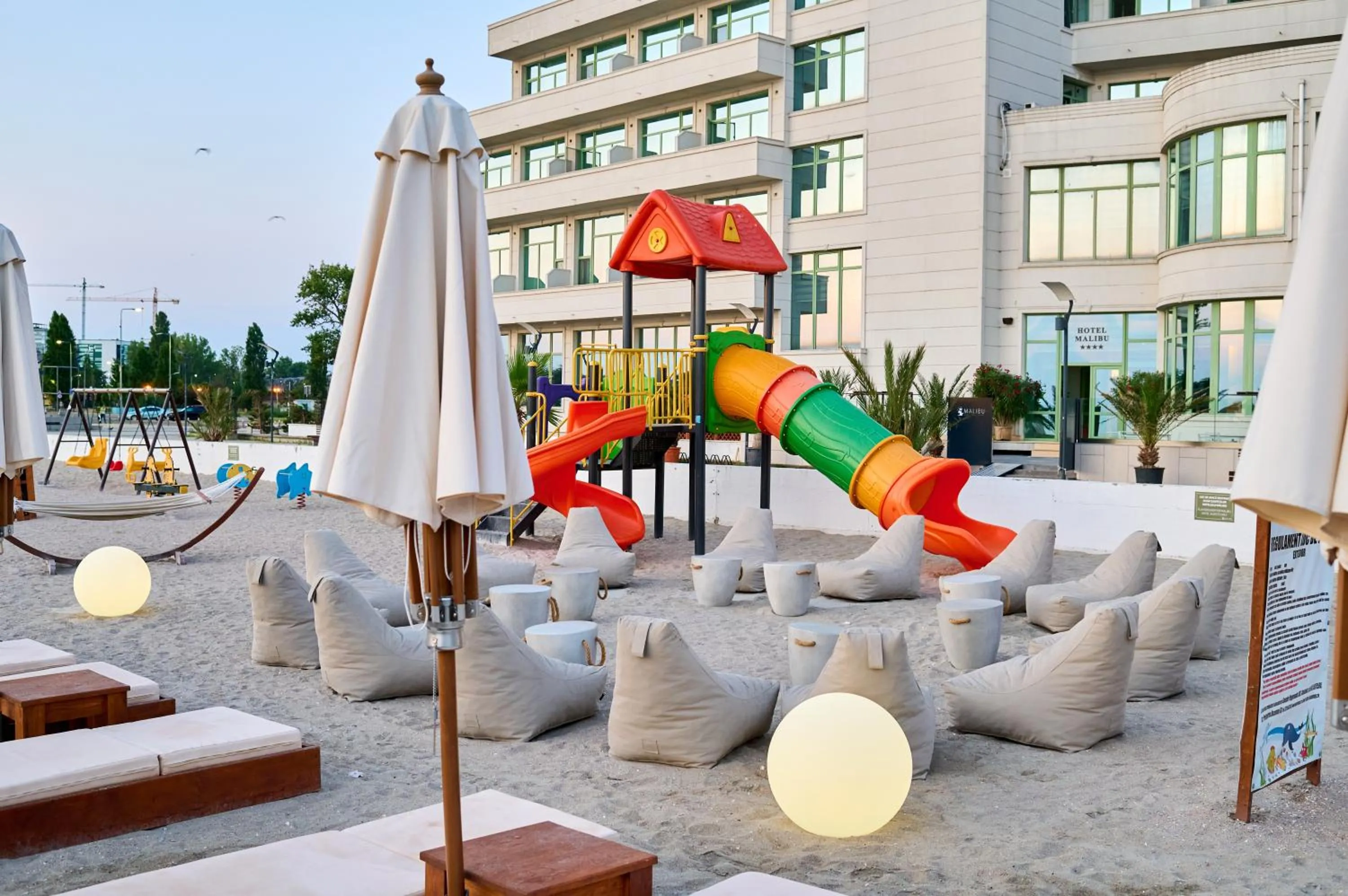 Children play ground in Hotel Malibu