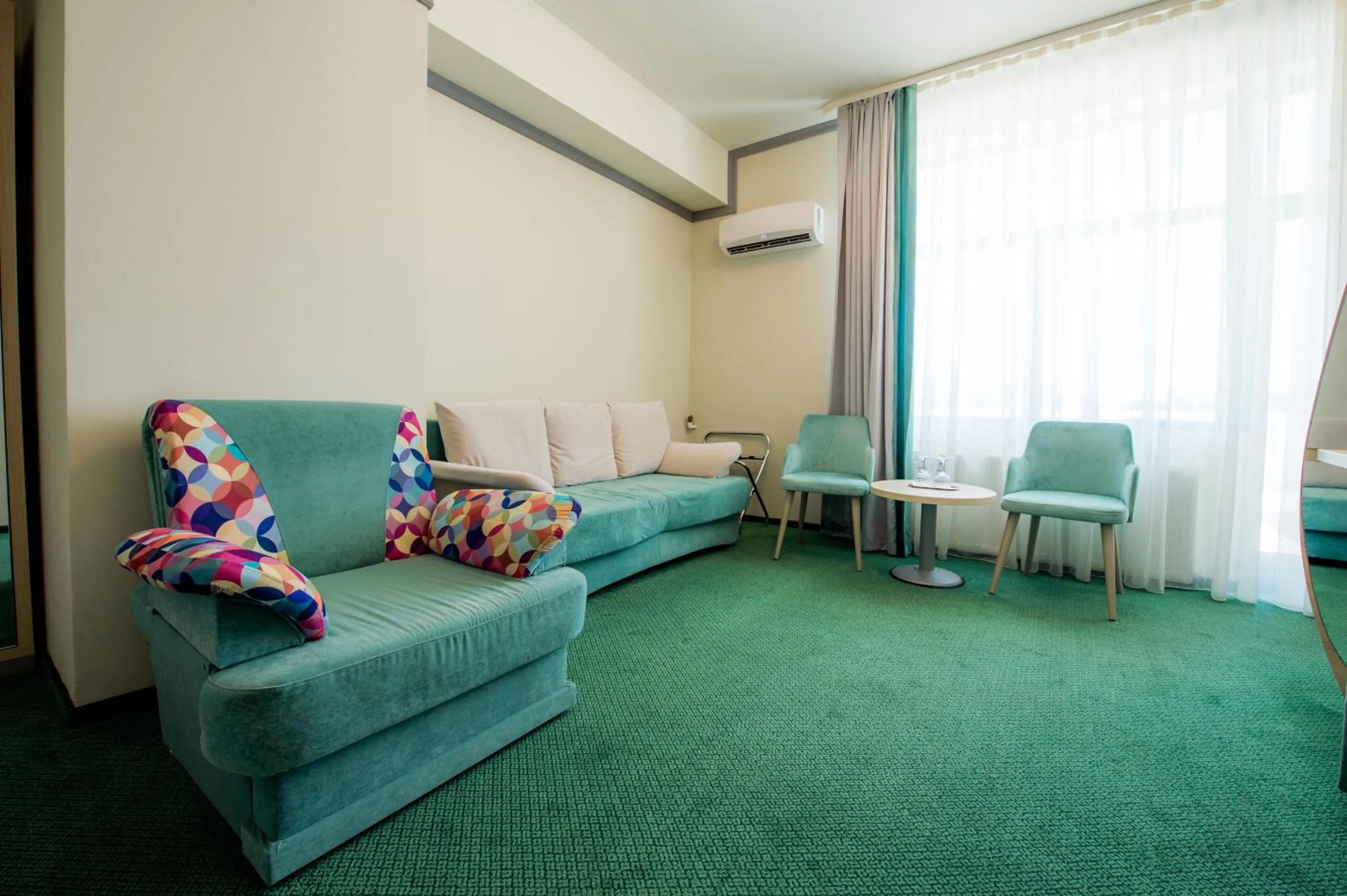 Living room in Hotel Malibu