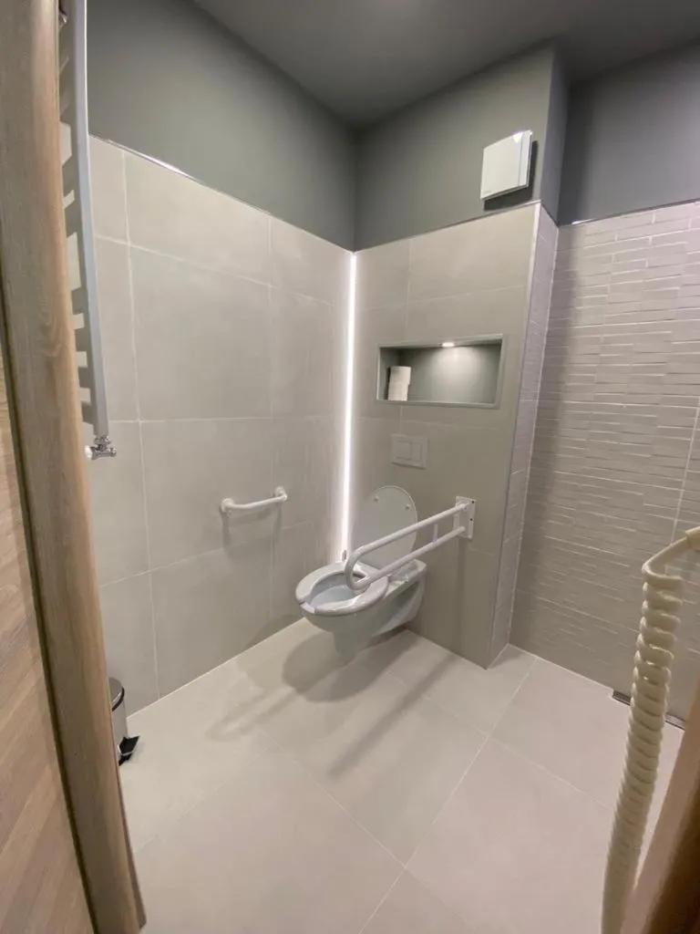 Bathroom in Hotel Malibu