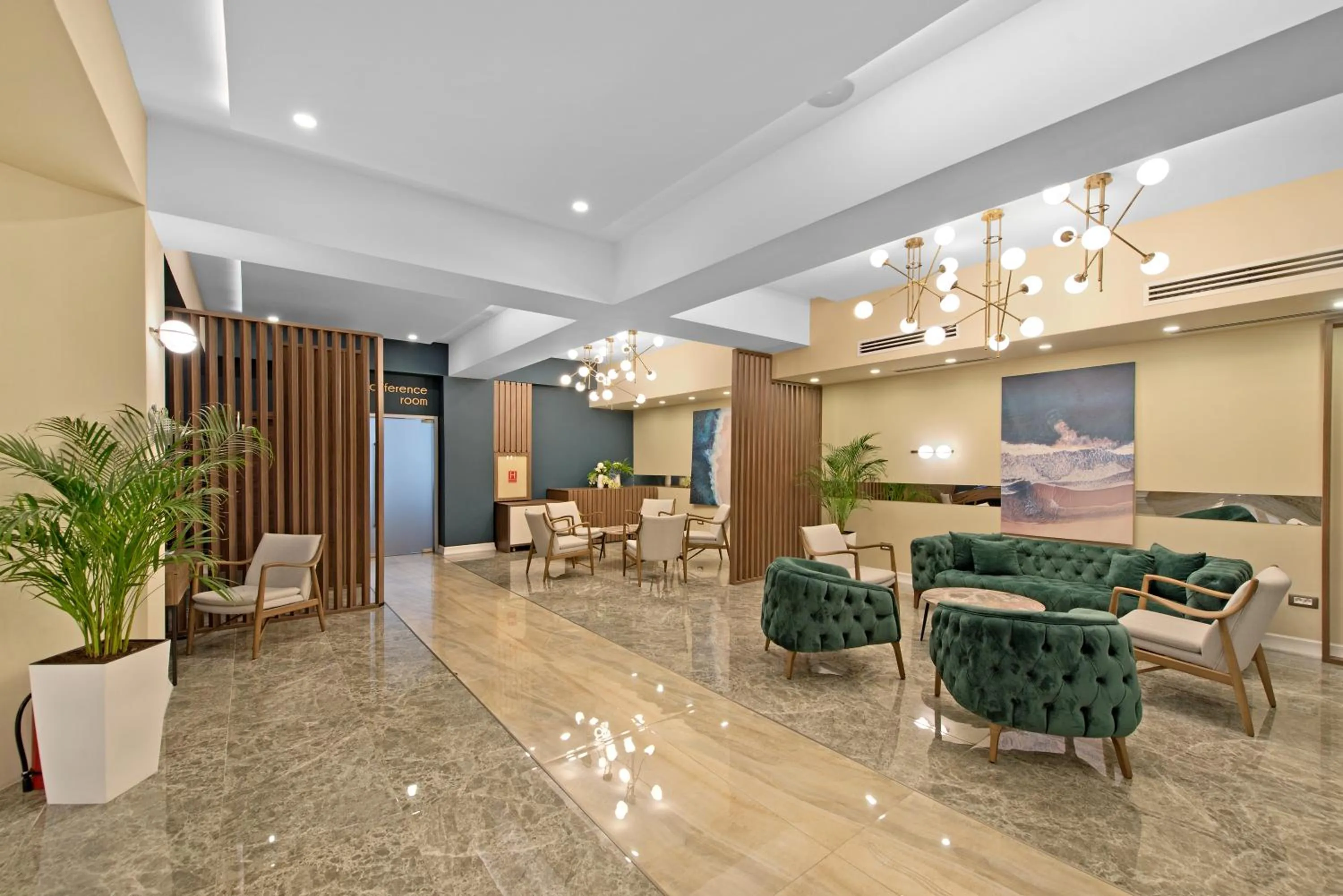 Lobby or reception in Hotel Oxford