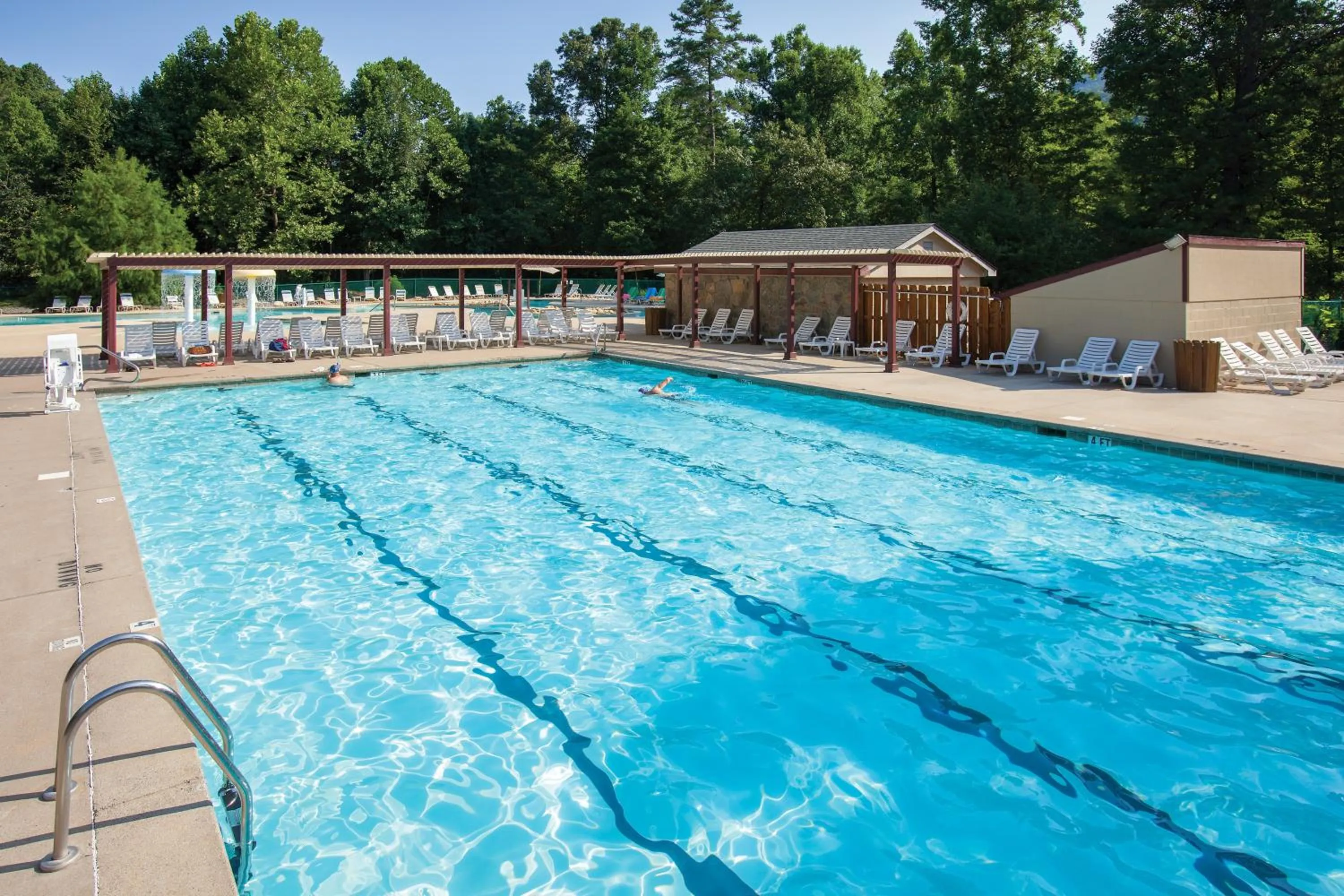 Swimming pool in Club Wyndham Resort at Fairfield Mountains