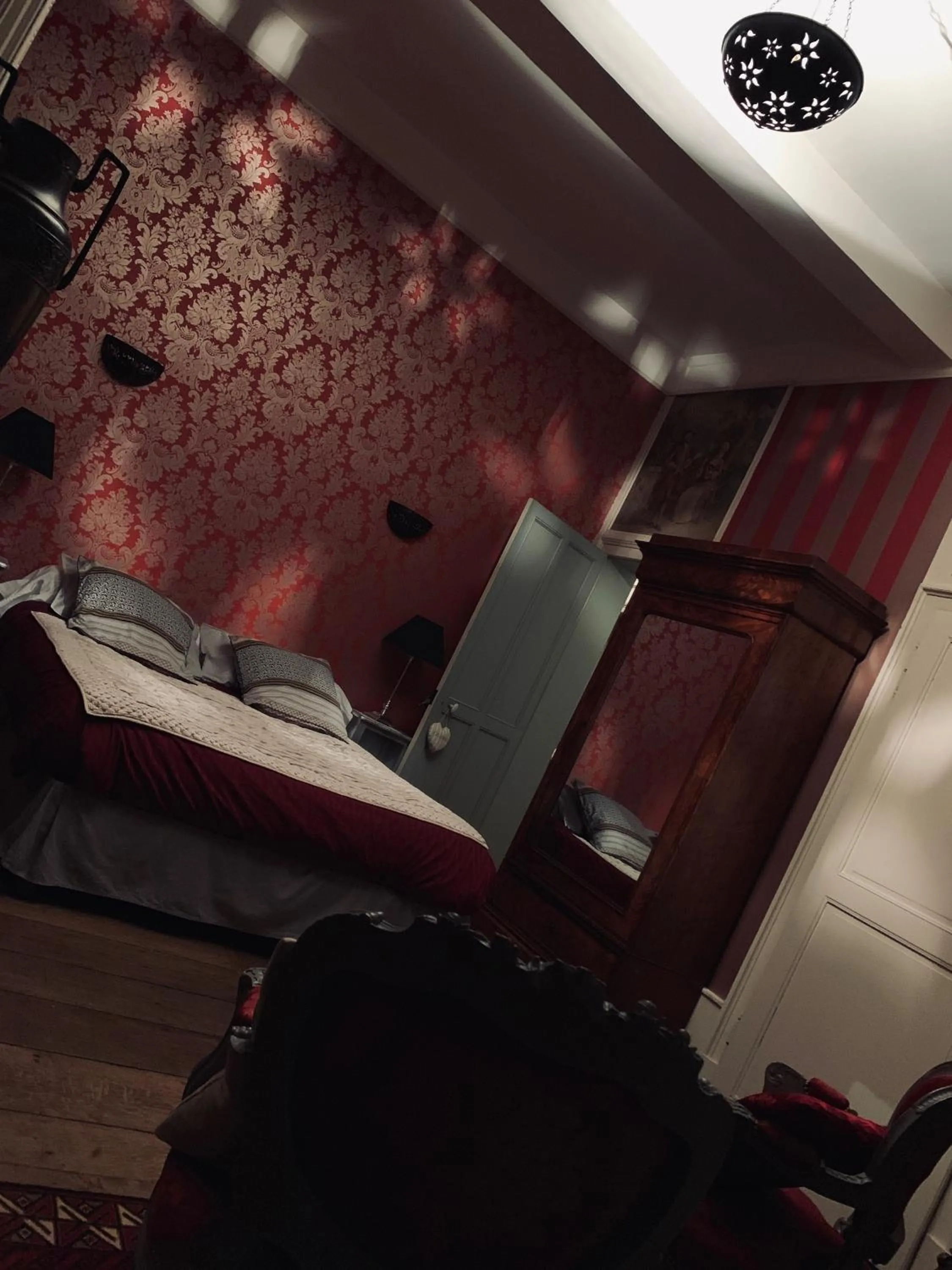 Bed in Chambres d'Hôtes Les Foulons