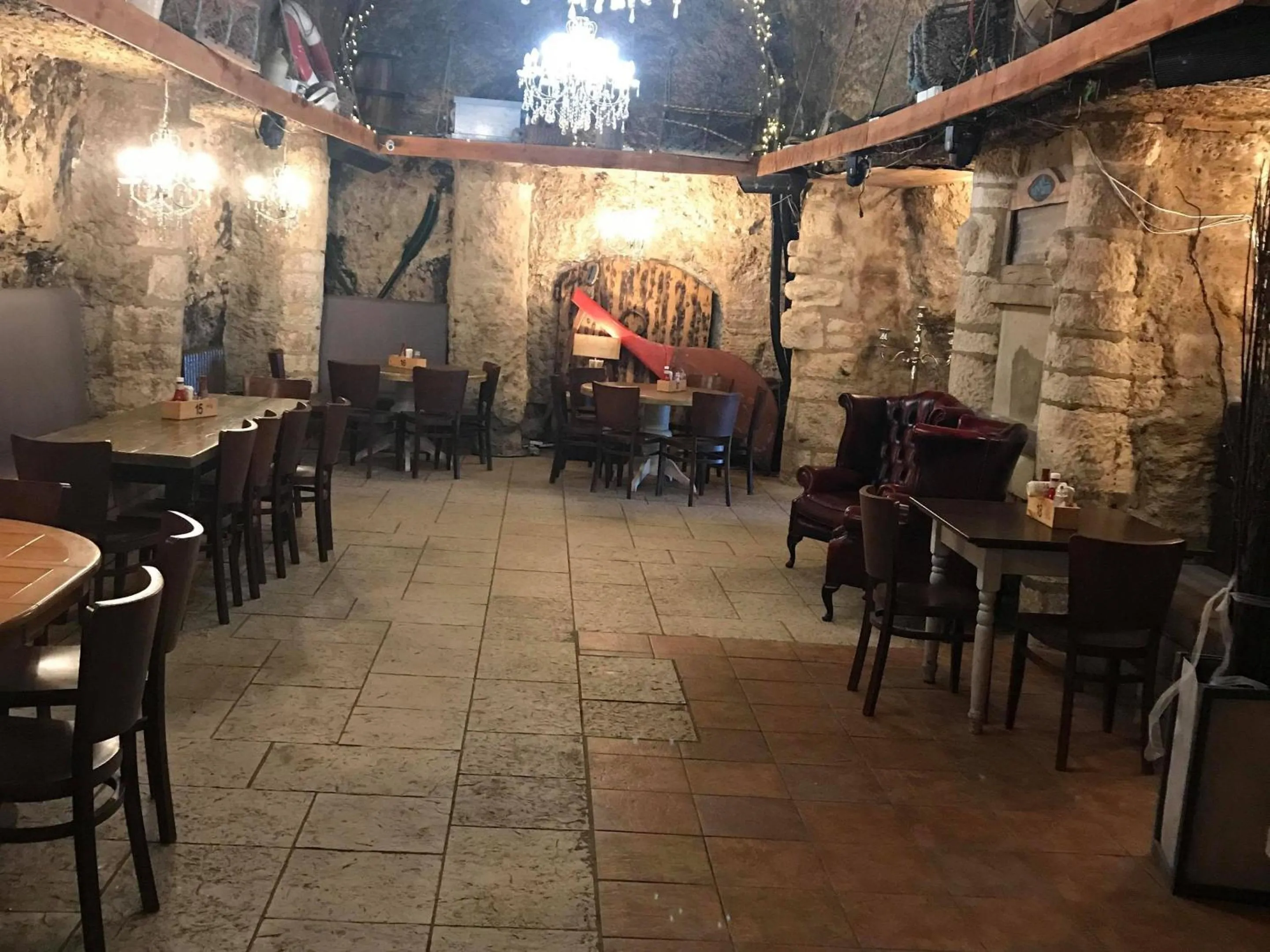 Dining area in The Grotto