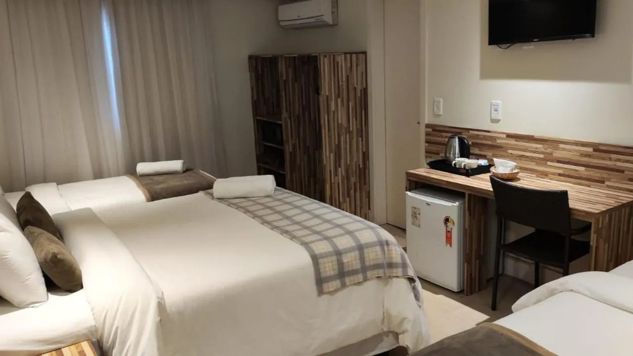 Bedroom, Bed in Novo Hamburgo Business Hotel