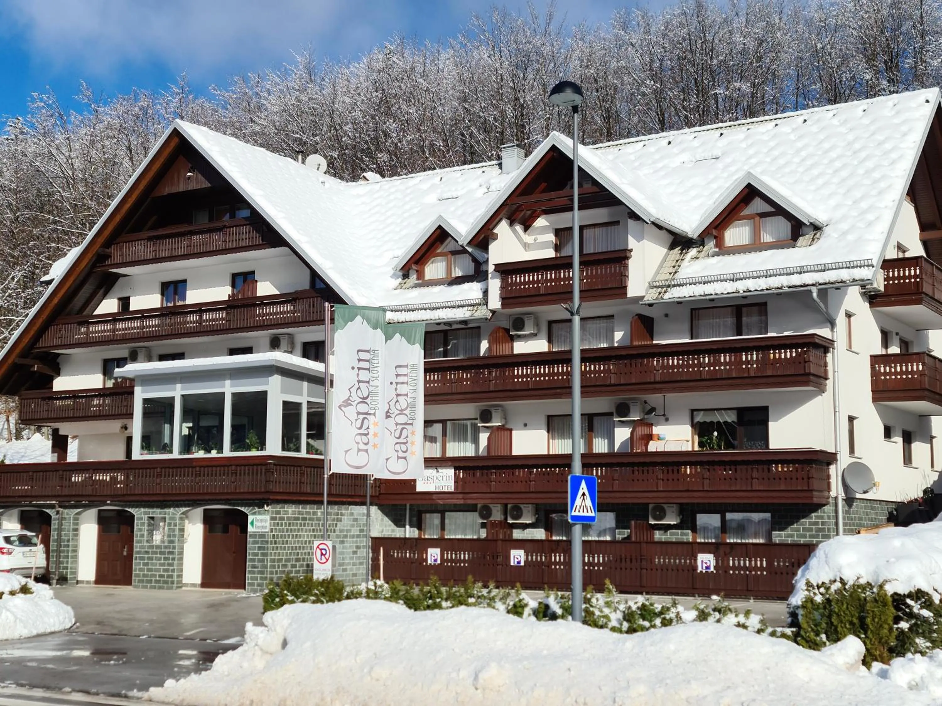 Property building in Hotel Gasperin Bohinj