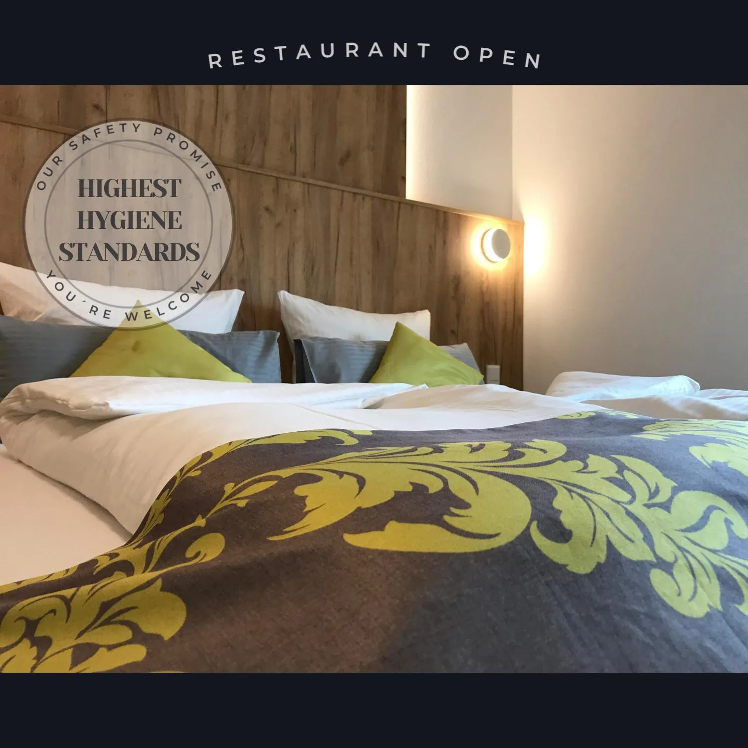 Bed in HHotel Augsburg