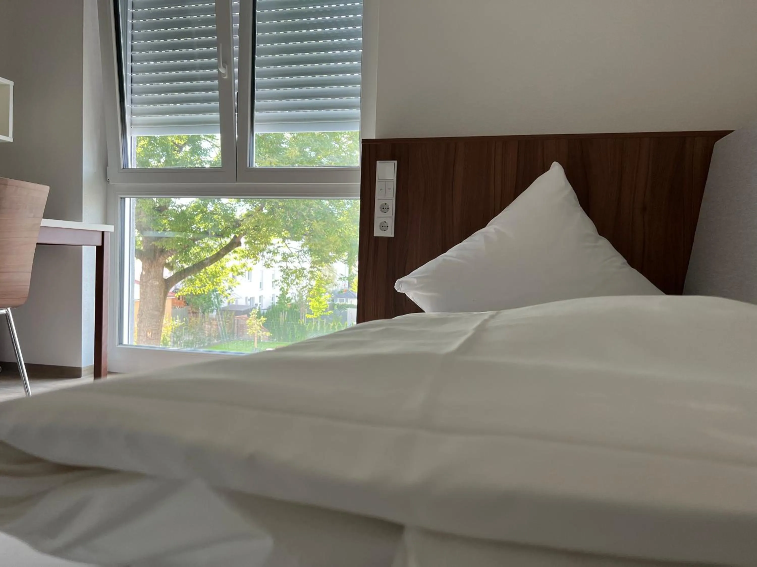 Bed in HHotel Augsburg