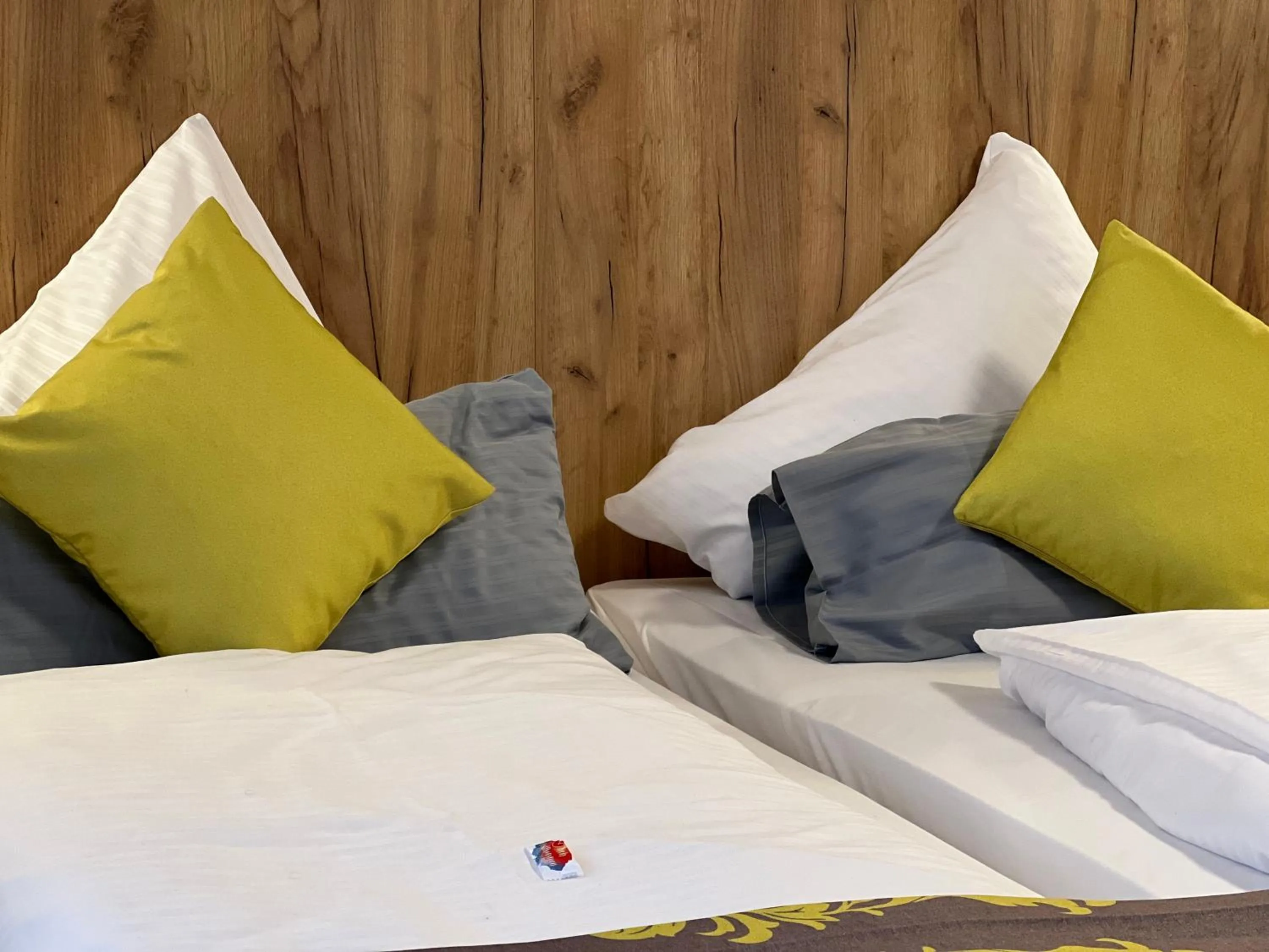 Bed in HHotel Augsburg