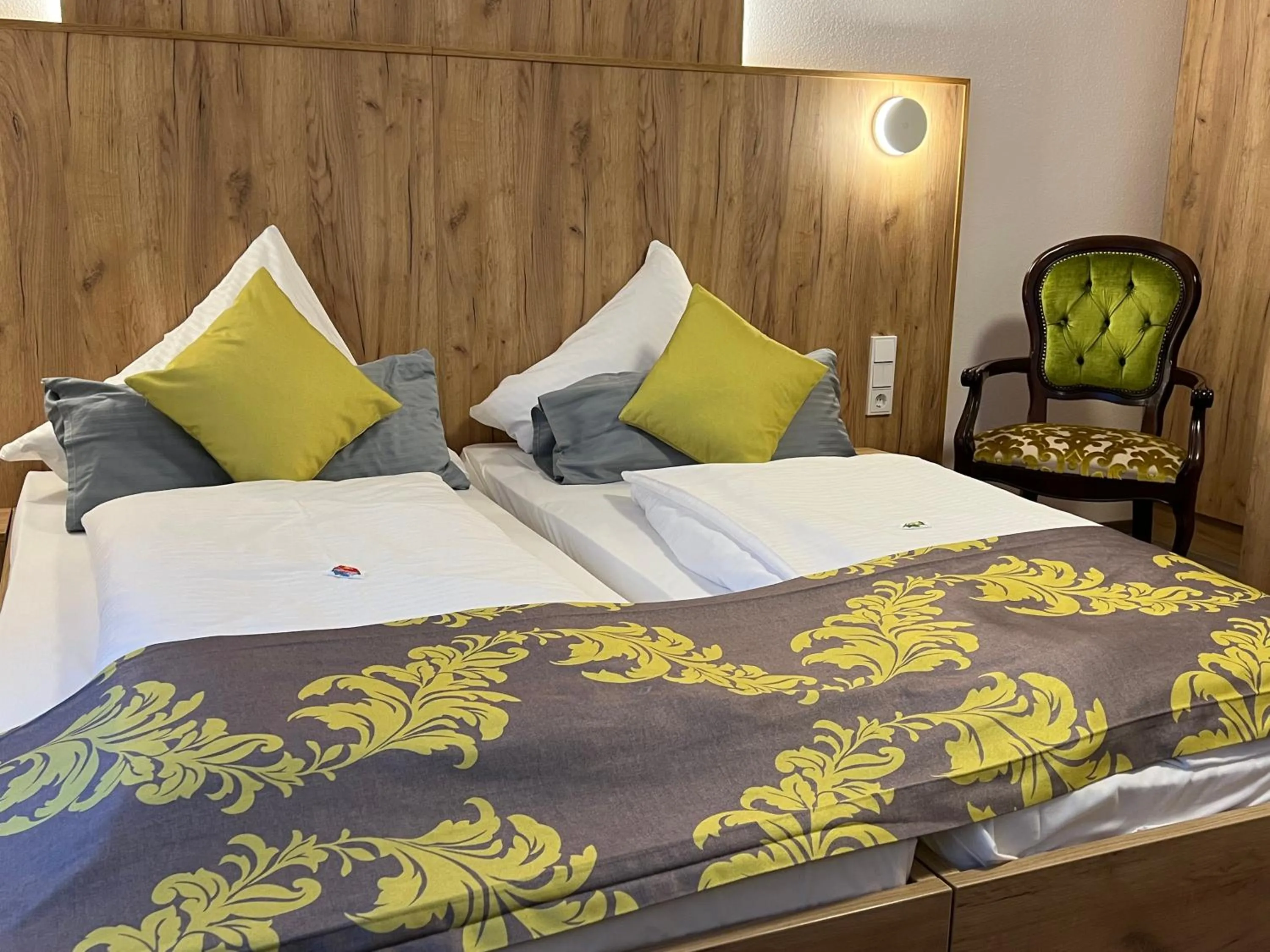 Bed in HHotel Augsburg