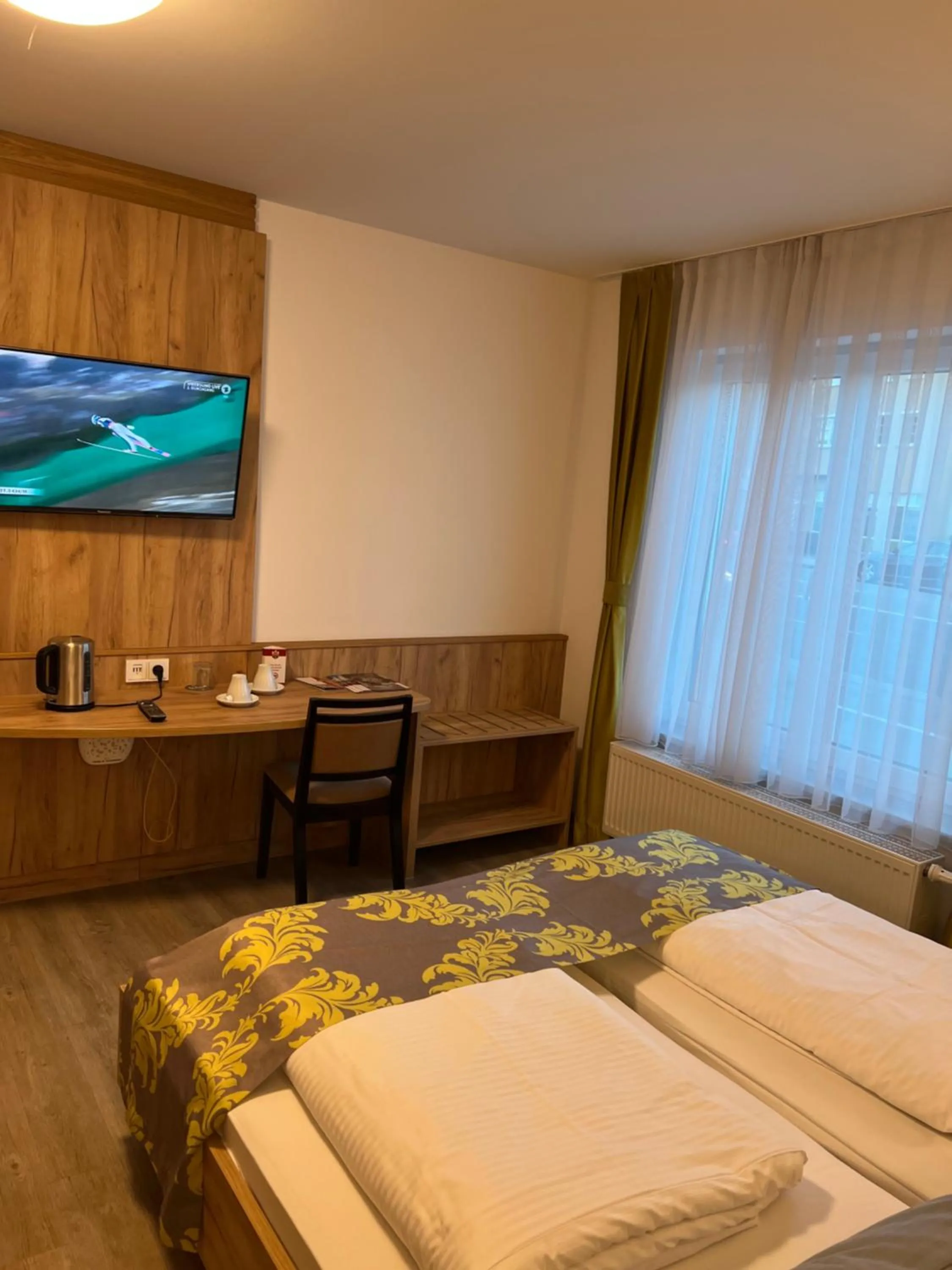 Photo of the whole room, Bed in HHotel Augsburg