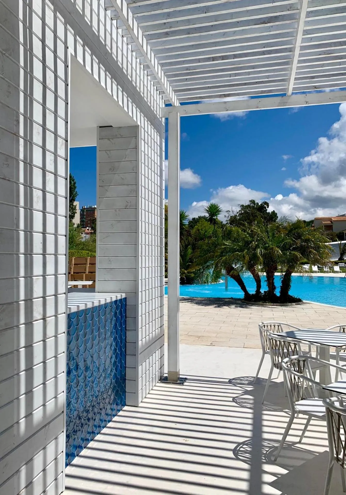 Pool view in Malibu Foz Hotel - La Maison Younan