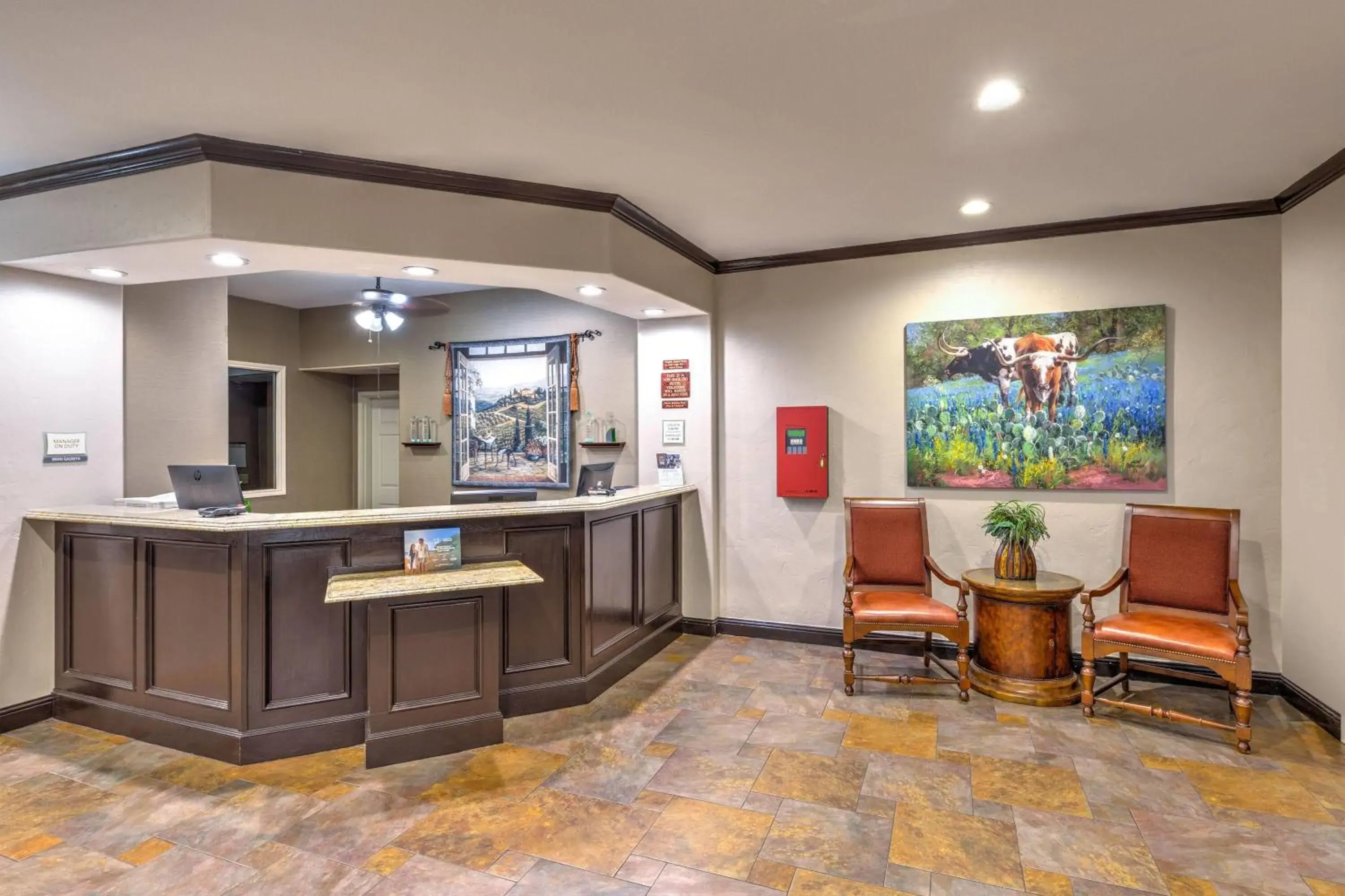 Lobby or reception in La Quinta by Wyndham Marble Falls Lobby or reception in La Quinta by Wyndham Marble Falls