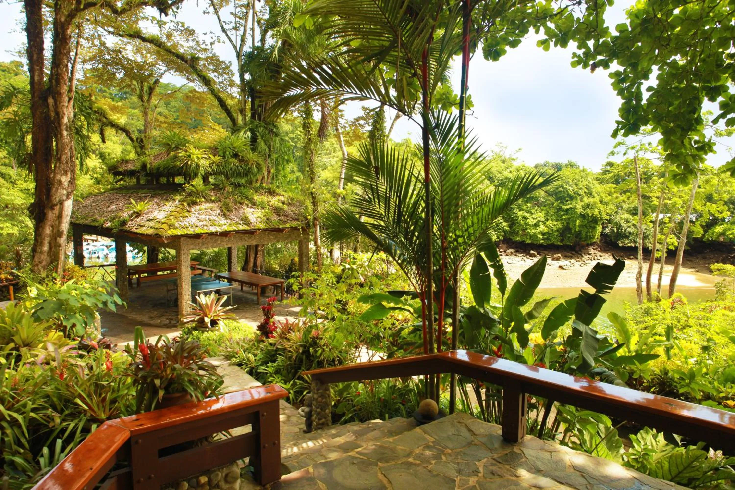 Garden in Aguila de Osa Rainforest Lodge