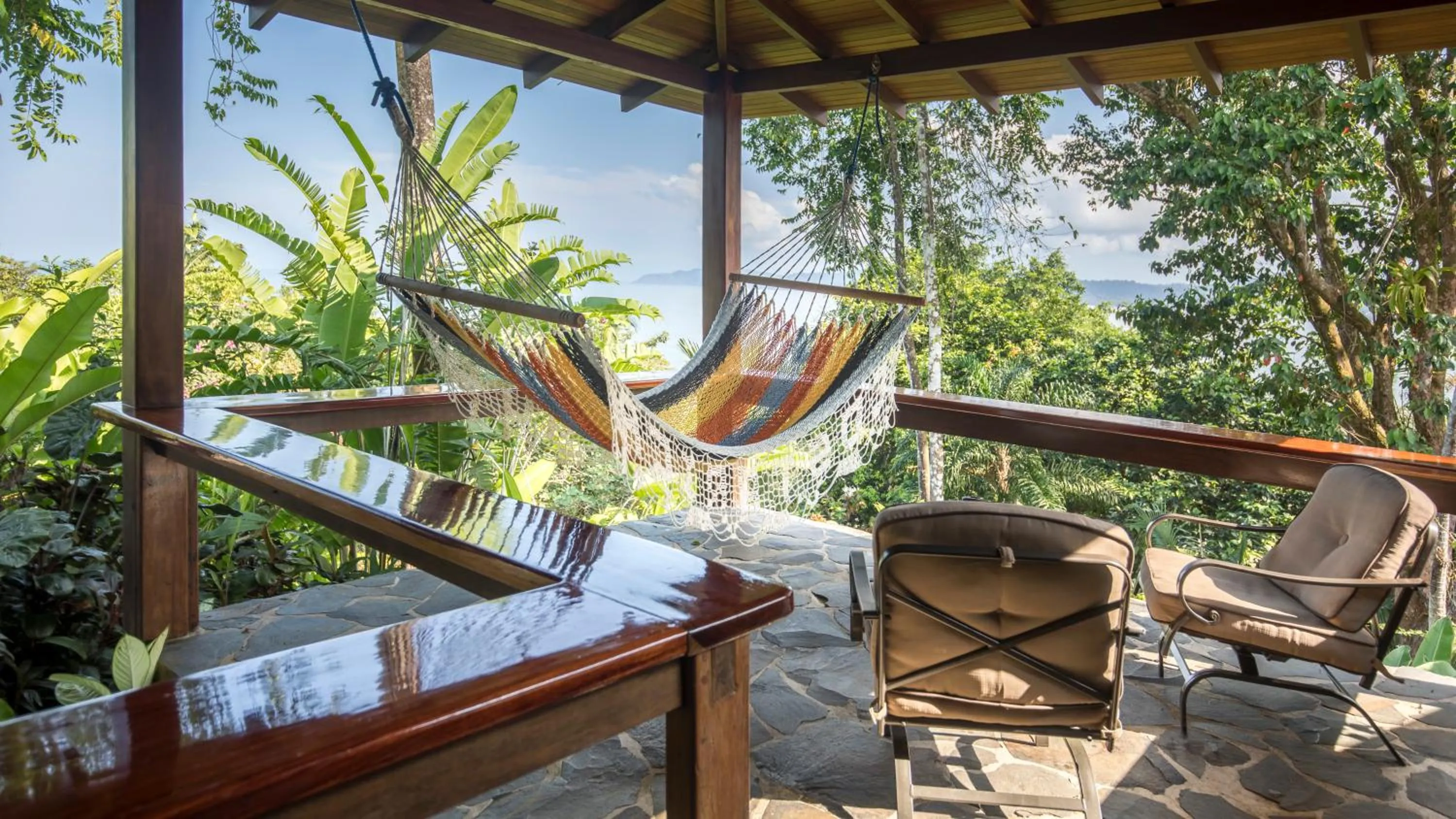 Patio in Aguila de Osa Rainforest Lodge