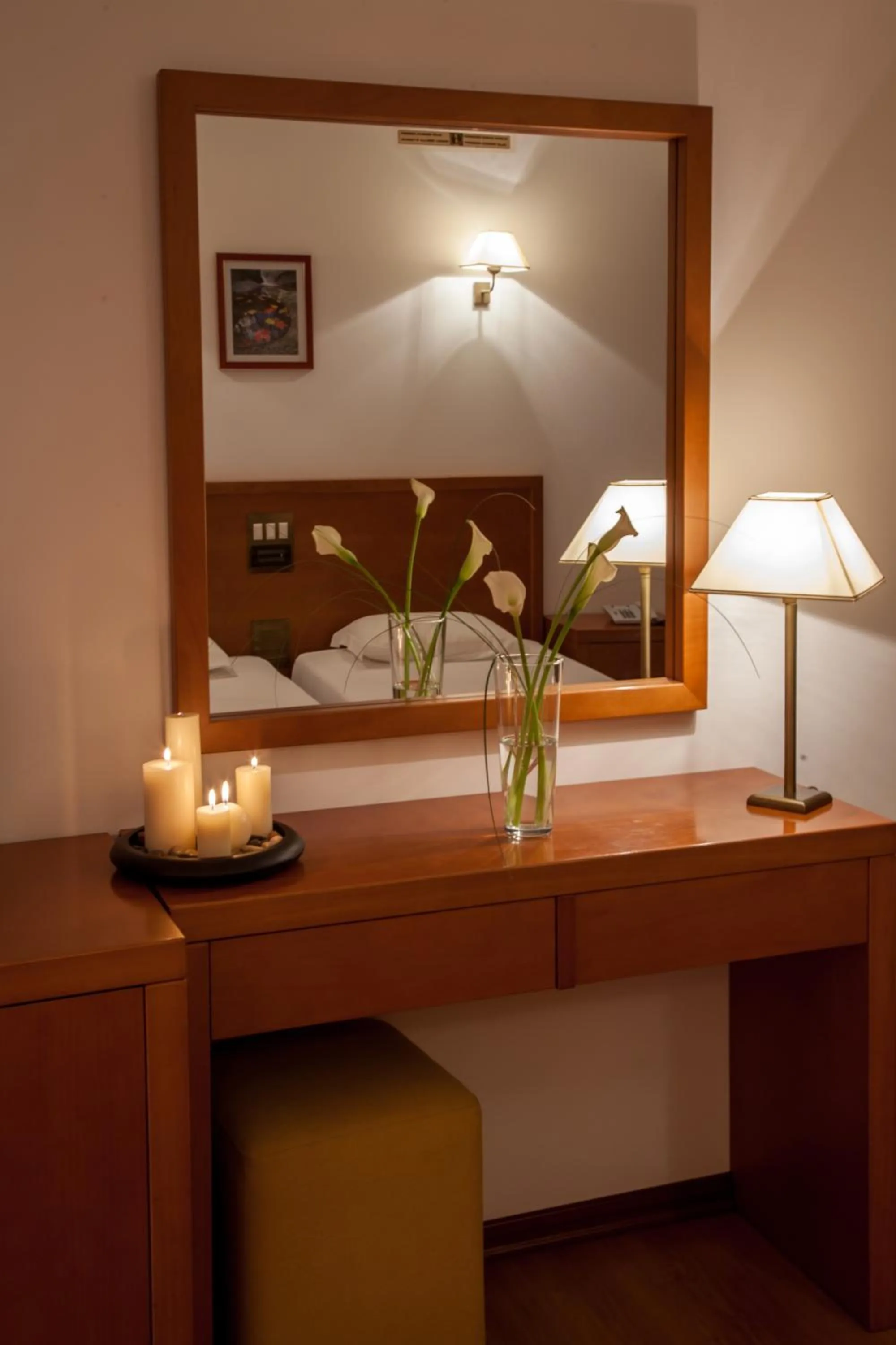 Decorative detail, Bed in Hotel Santa Mafalda