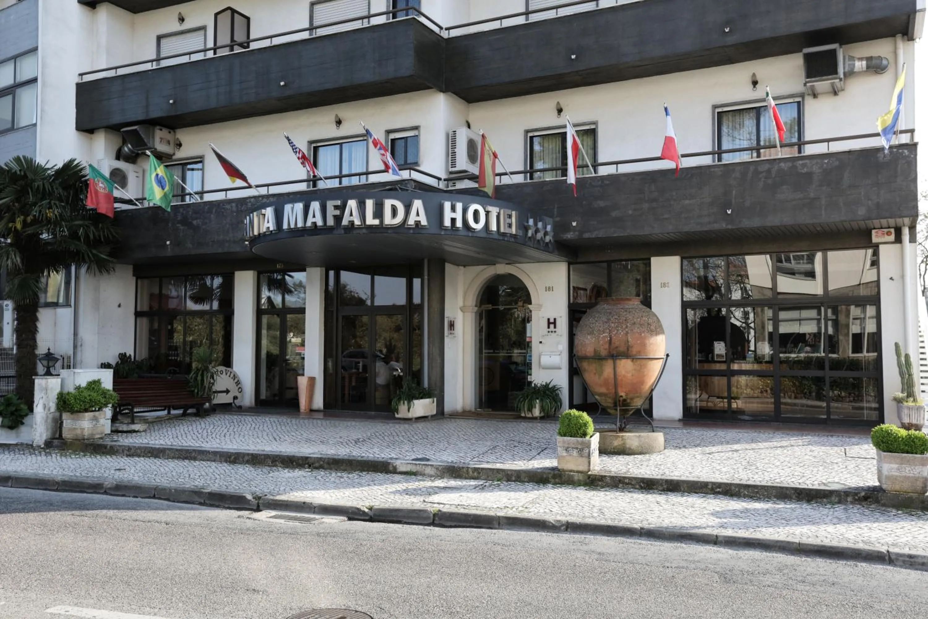 Facade/entrance in Hotel Santa Mafalda