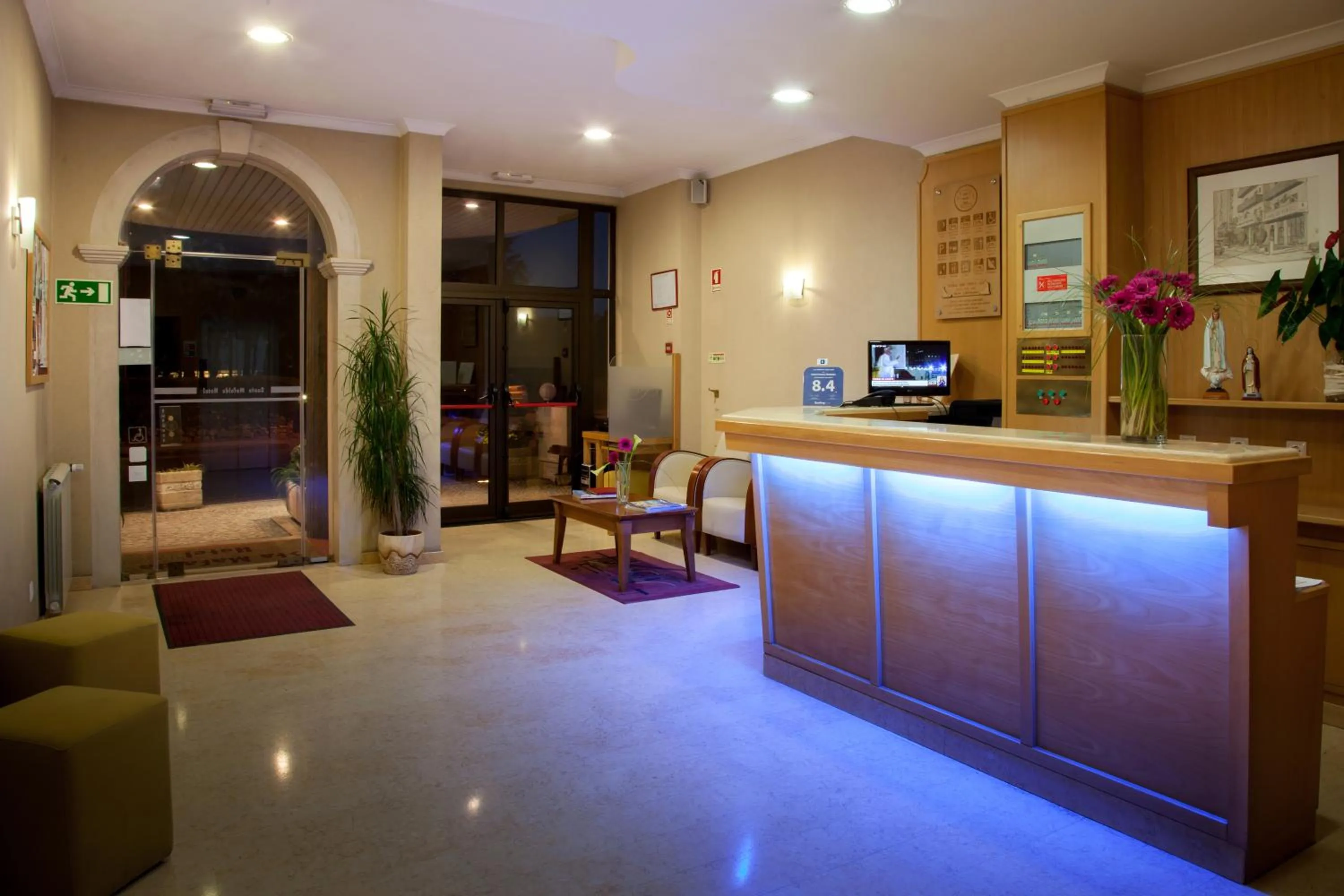 Lobby or reception in Hotel Santa Mafalda
