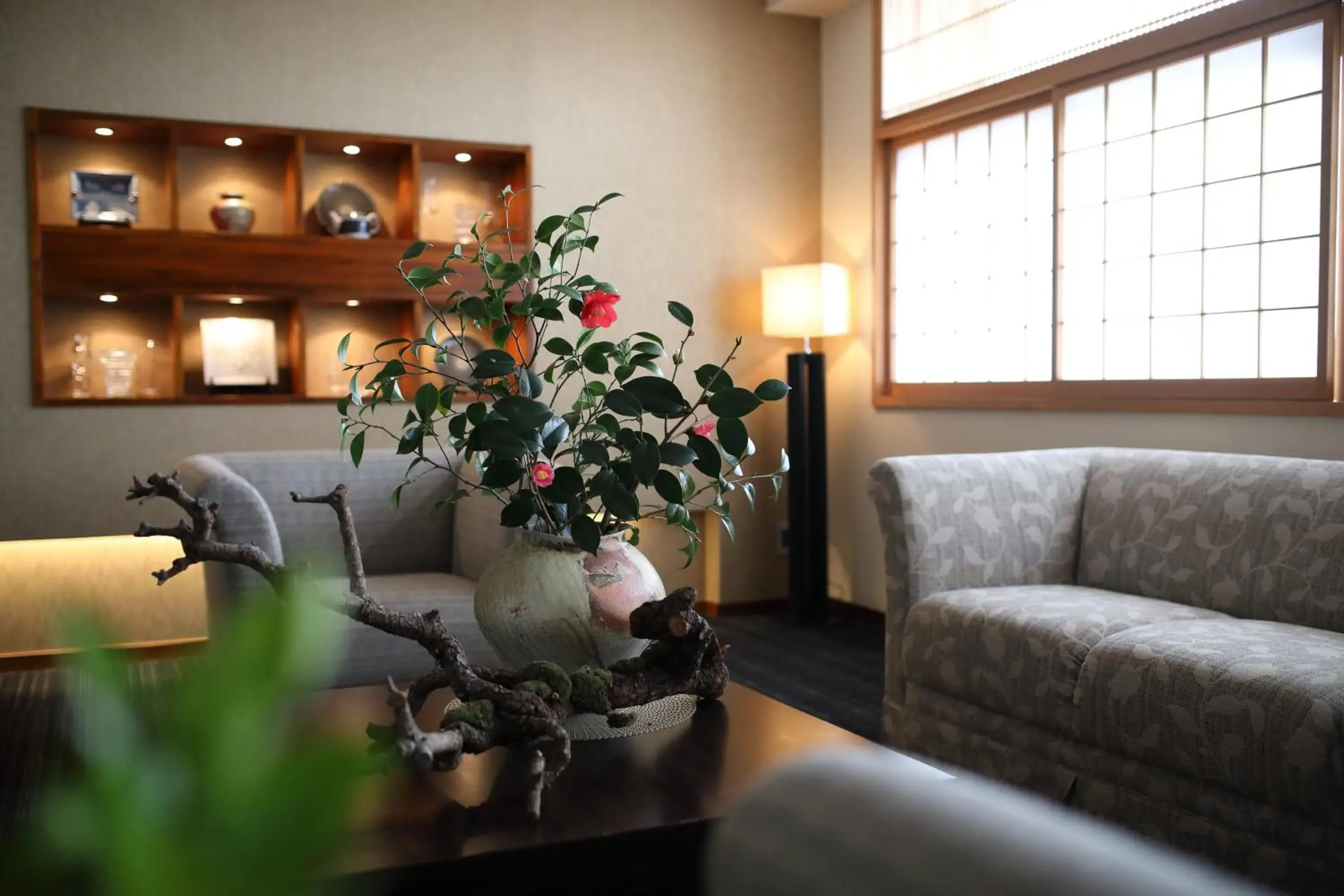 Communal lounge/ TV room in Ryotei Matsuya Honkan Suizenji Communal lounge/ TV room in Ryotei Matsuya Honkan Suizenji