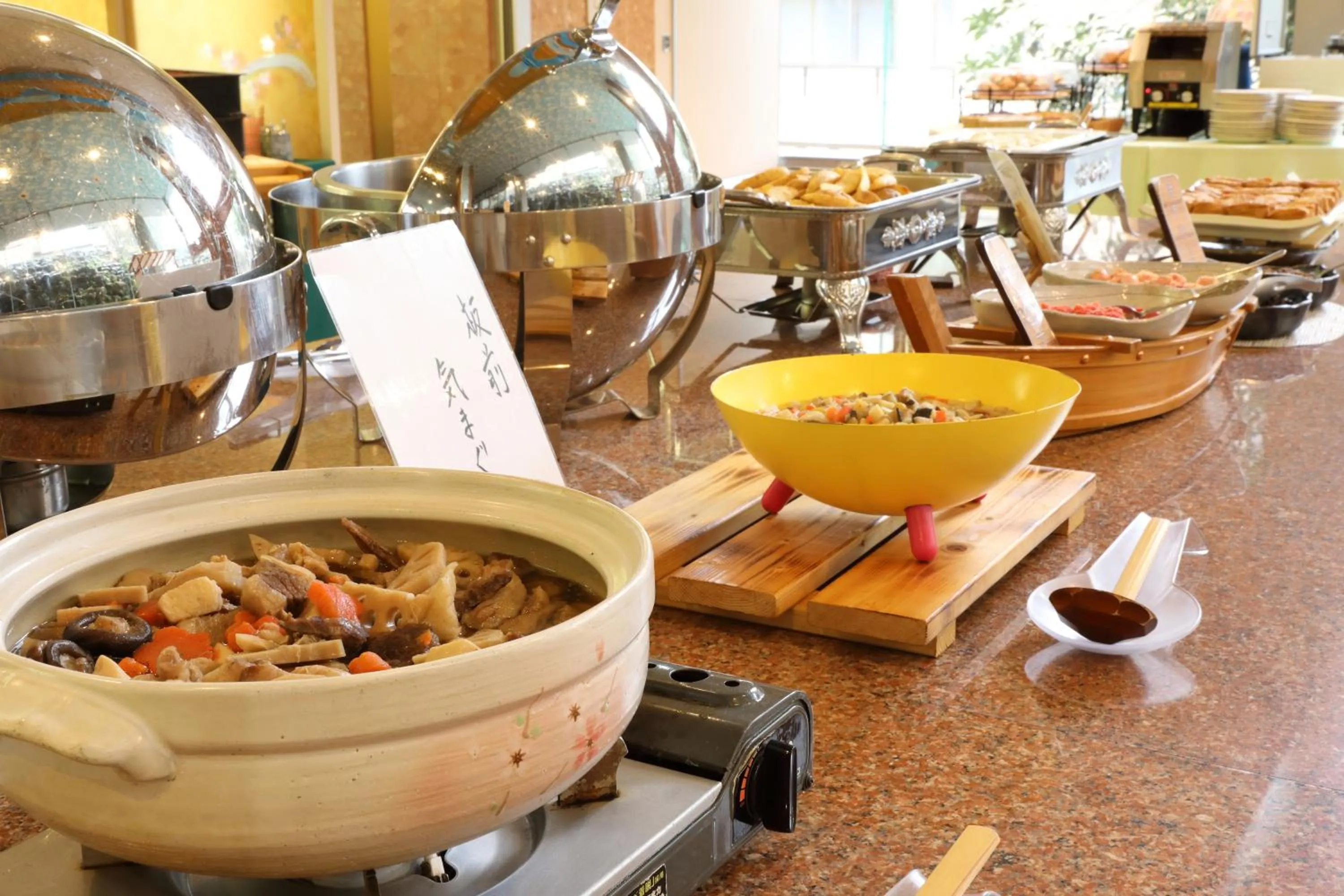 Buffet breakfast in Hotel Futaba