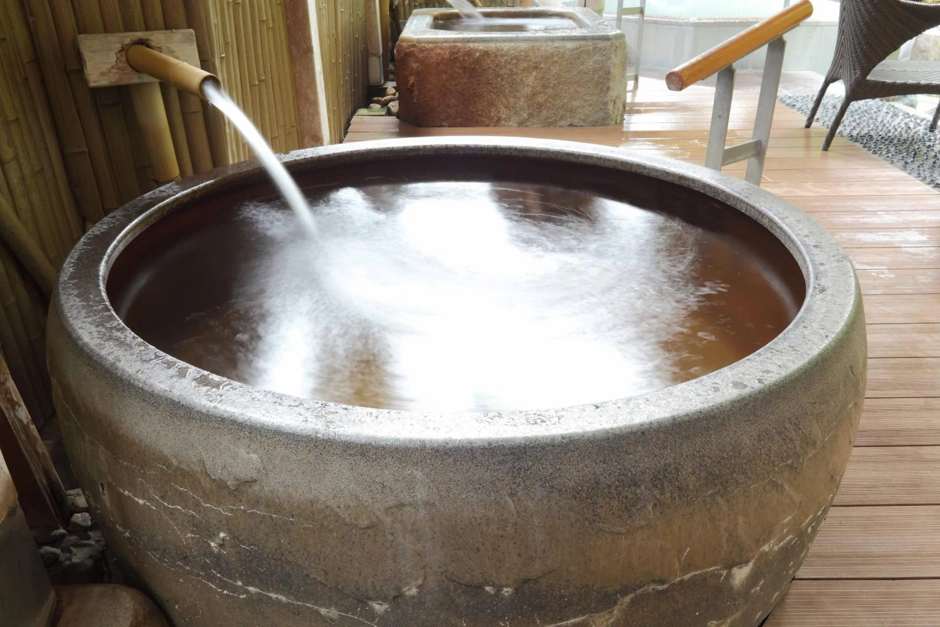 Hot Spring Bath in Hotel Futaba