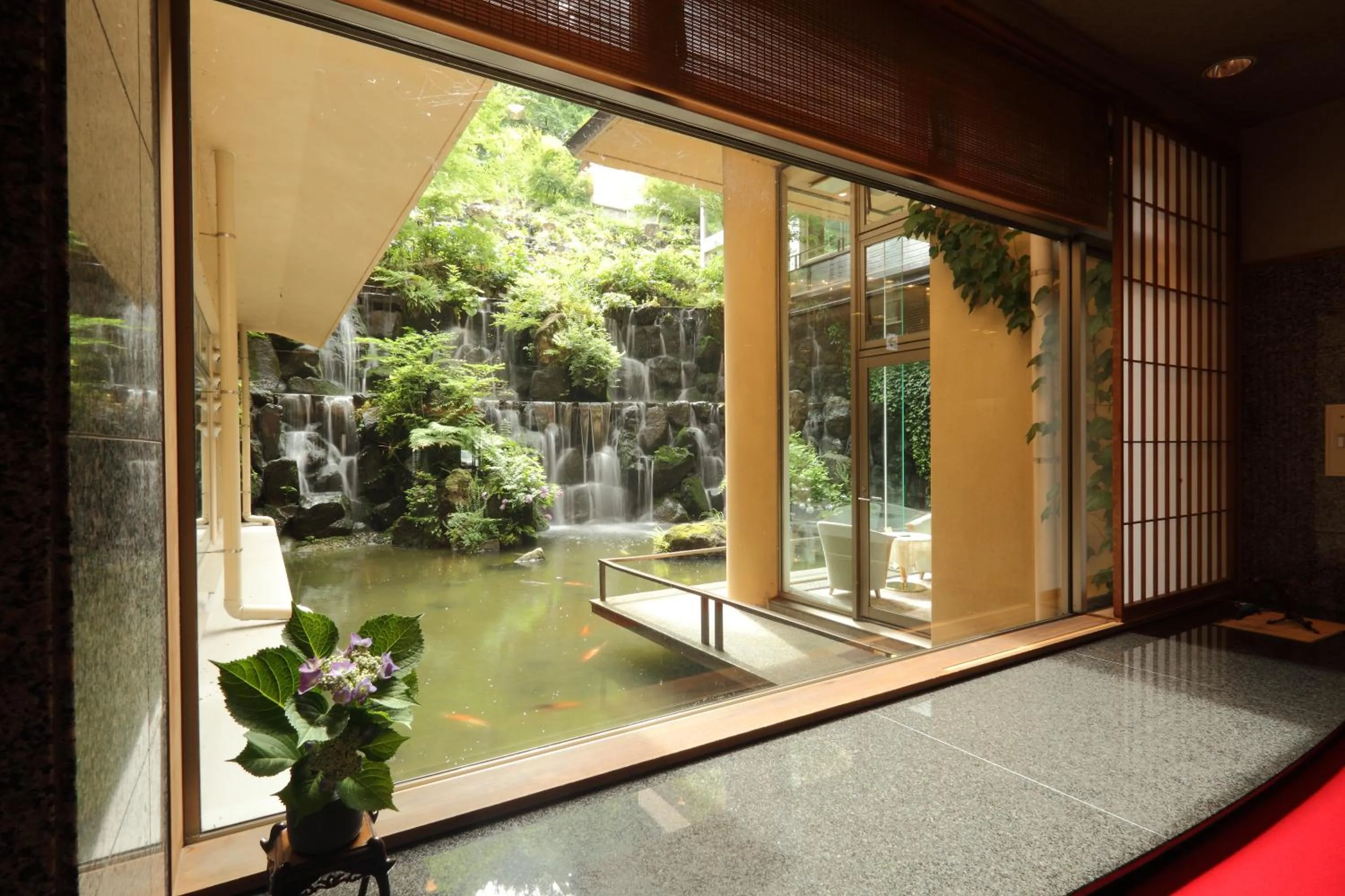 Communal lounge/ TV room in Hotel Futaba