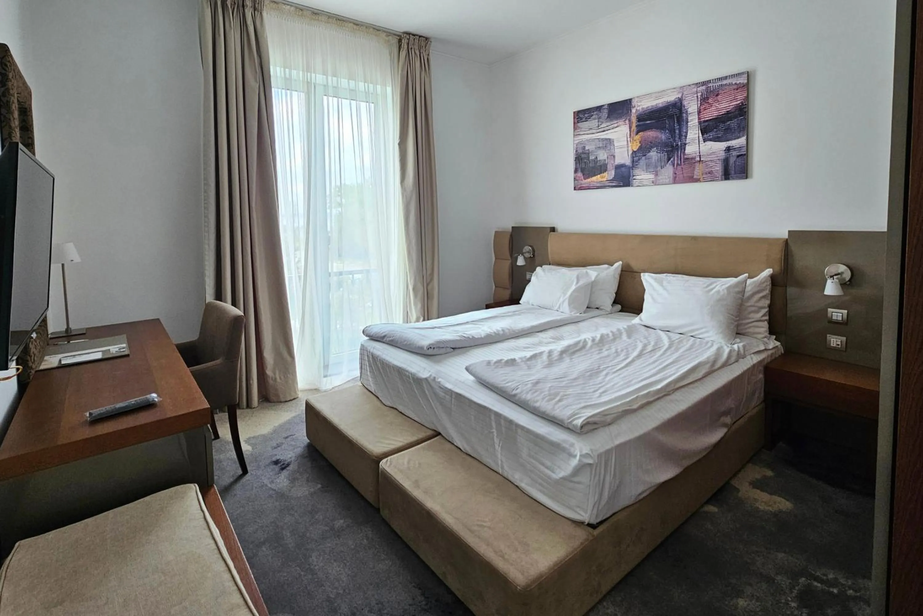 Bed in Iaki Conference & Spa Hotel