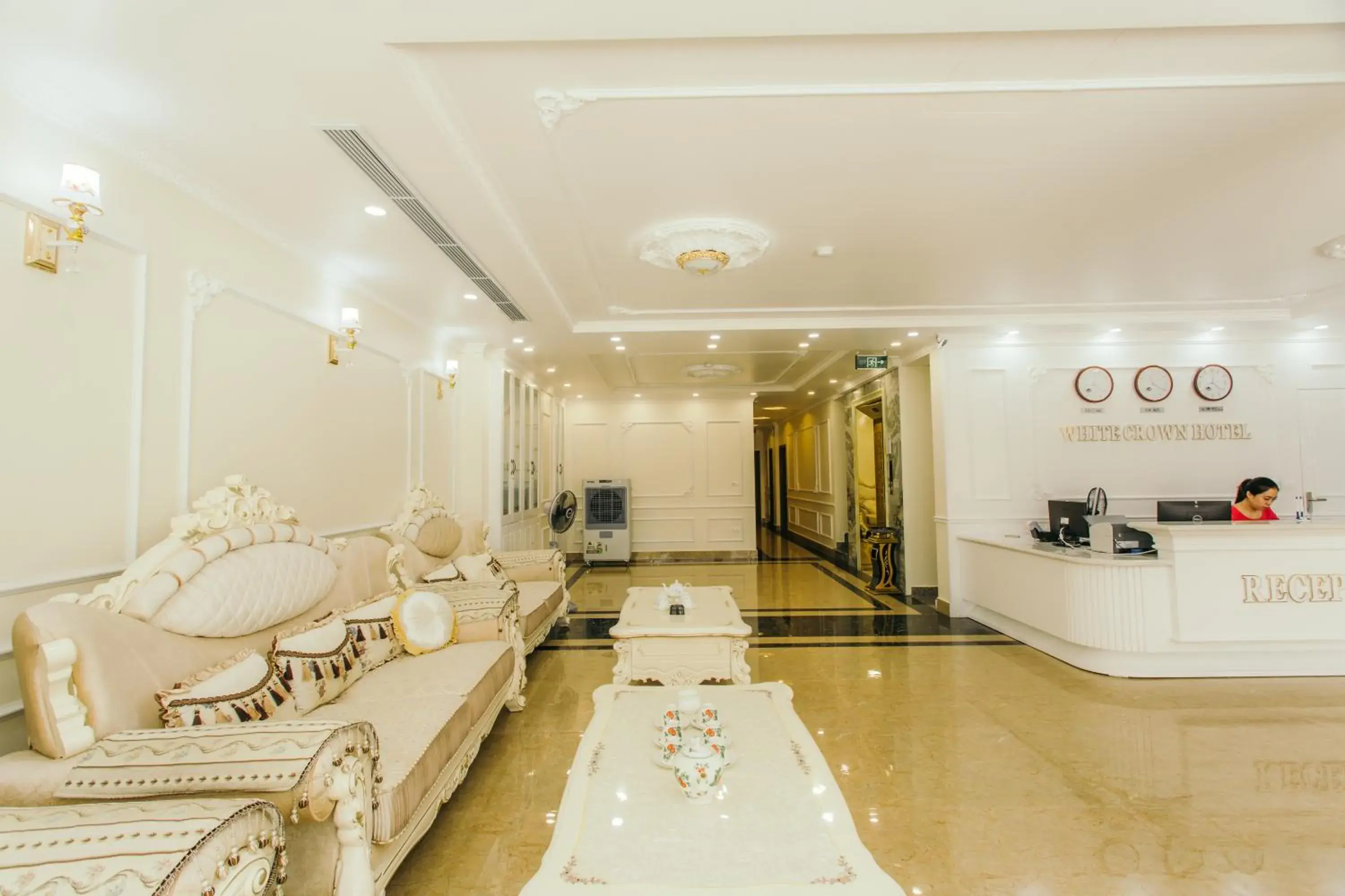 Lobby or reception in White Crown Hotel Lobby or reception in White Crown Hotel