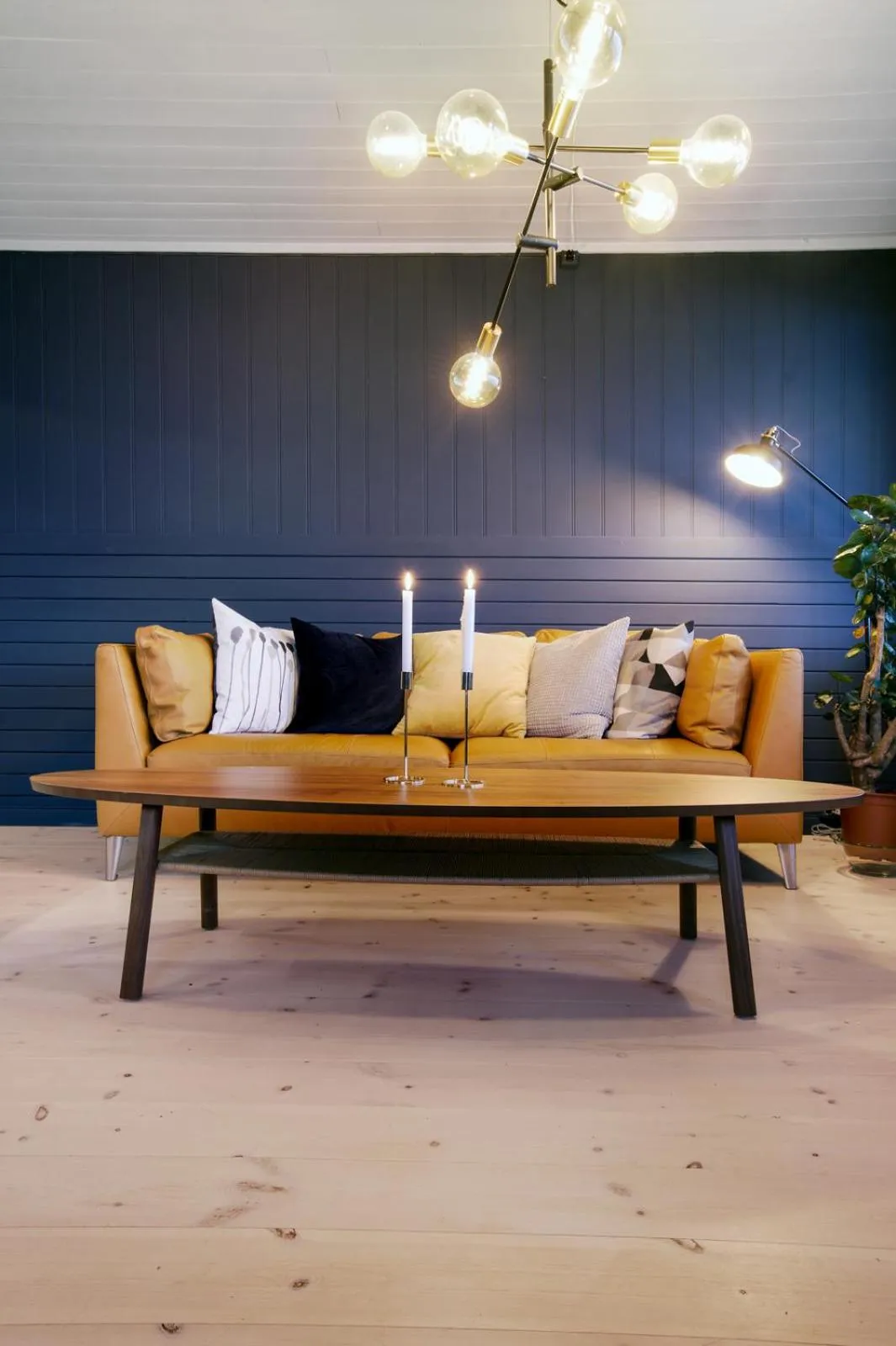 Living room in Buvik Sea Lodge Apartments