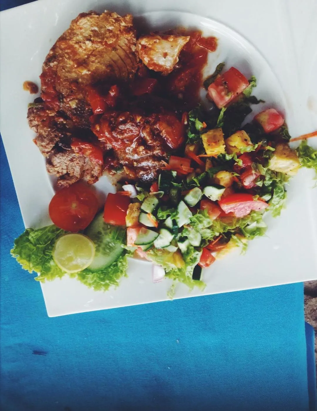 Food in Sunset Colony Beach Resort