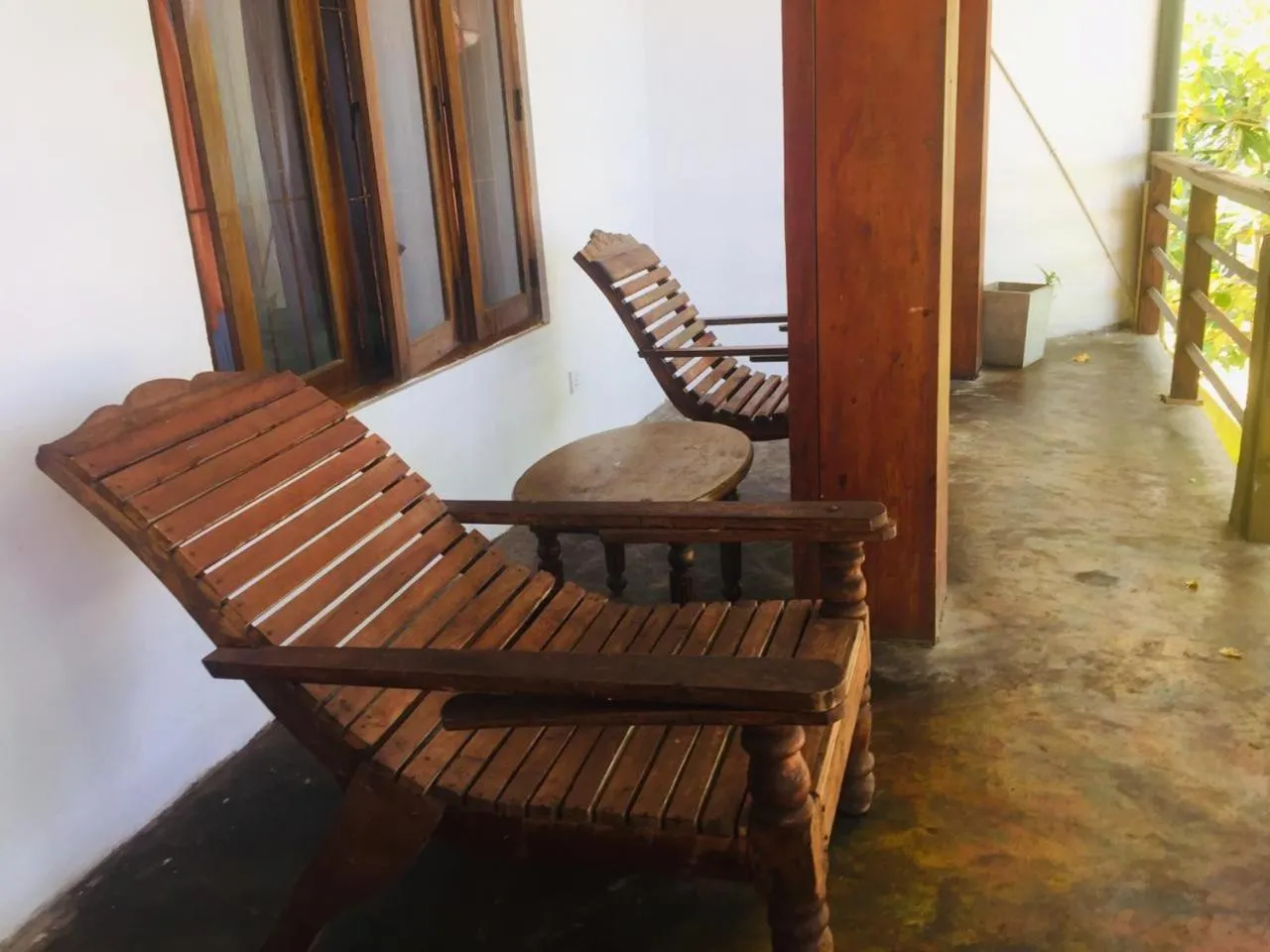 Seating area in Sunset Colony Beach Resort