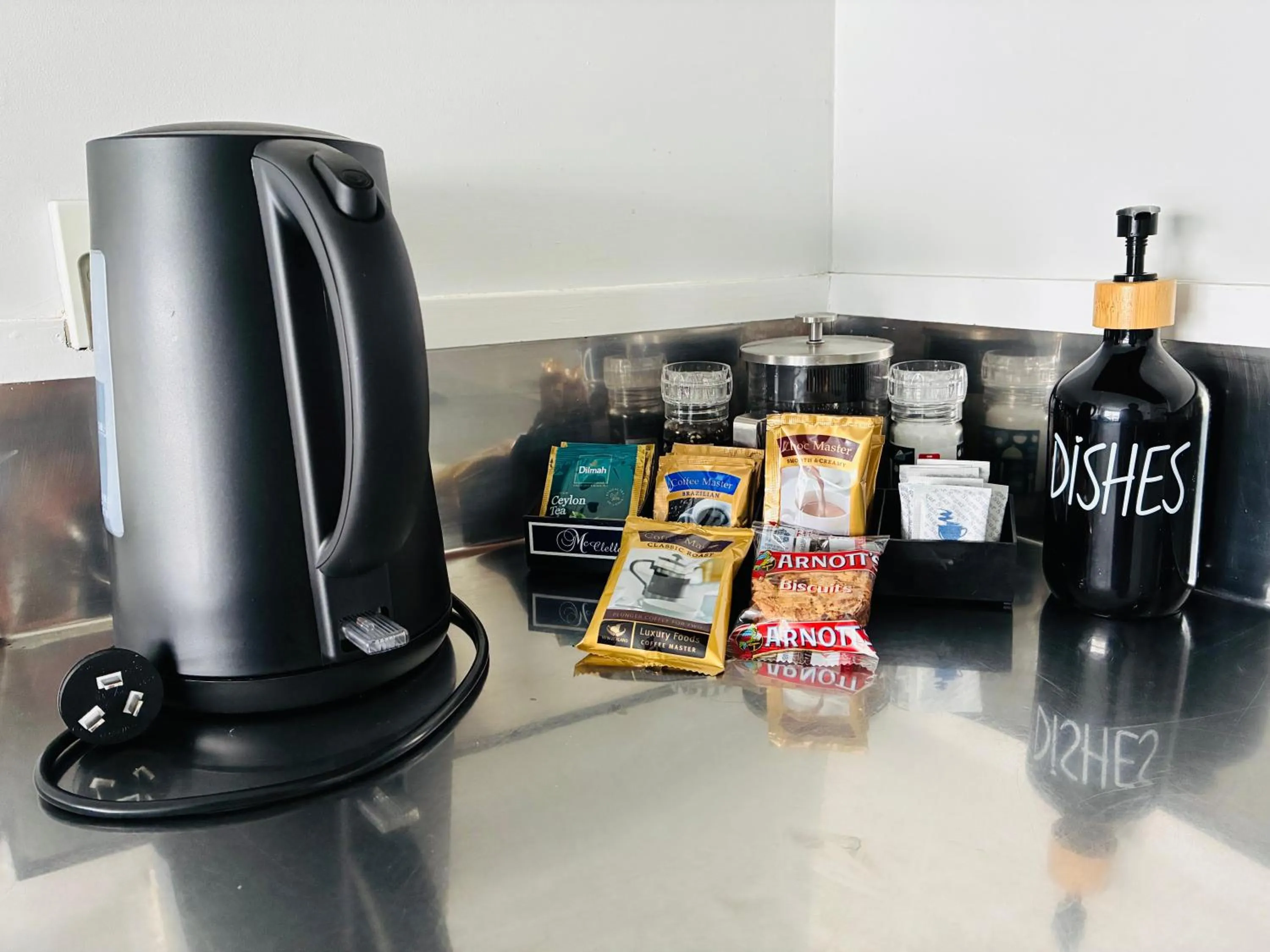 kitchen in Awatea Park Motel