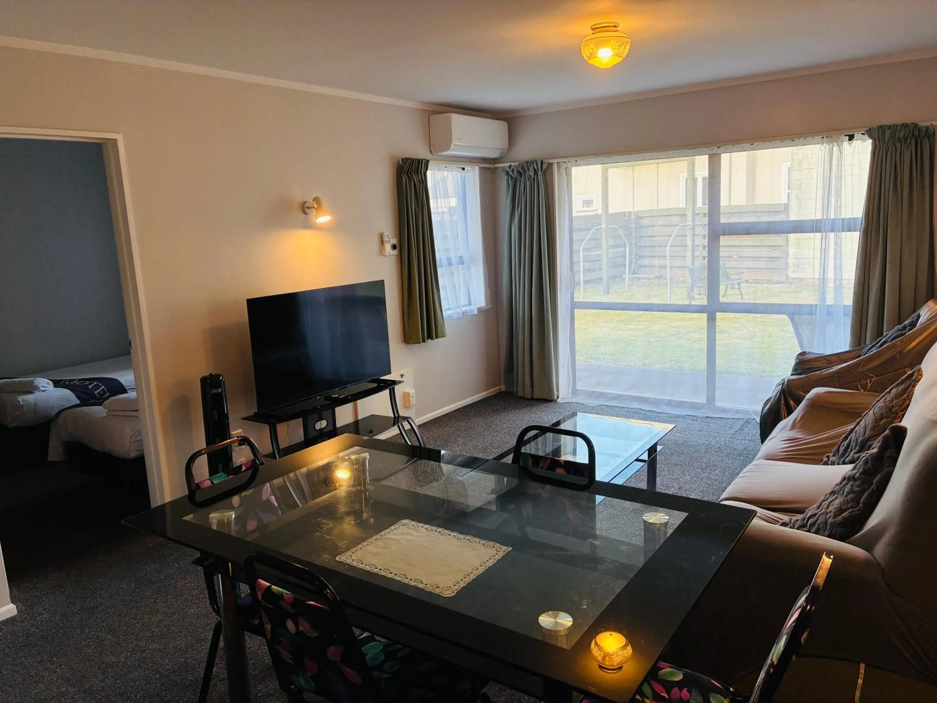 Living room in Awatea Park Motel