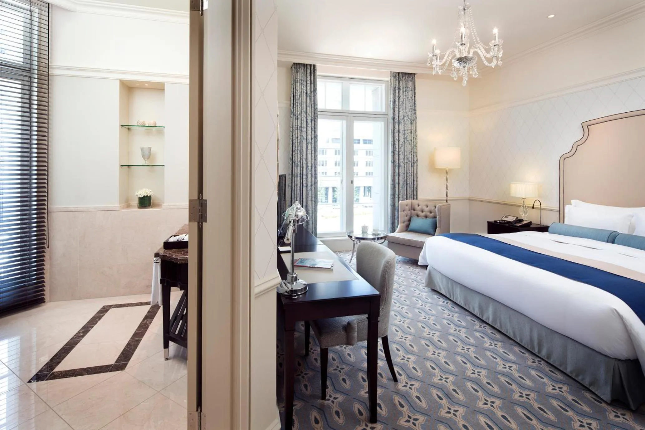 Photo of the whole room, Bed in The Tokyo Station Hotel