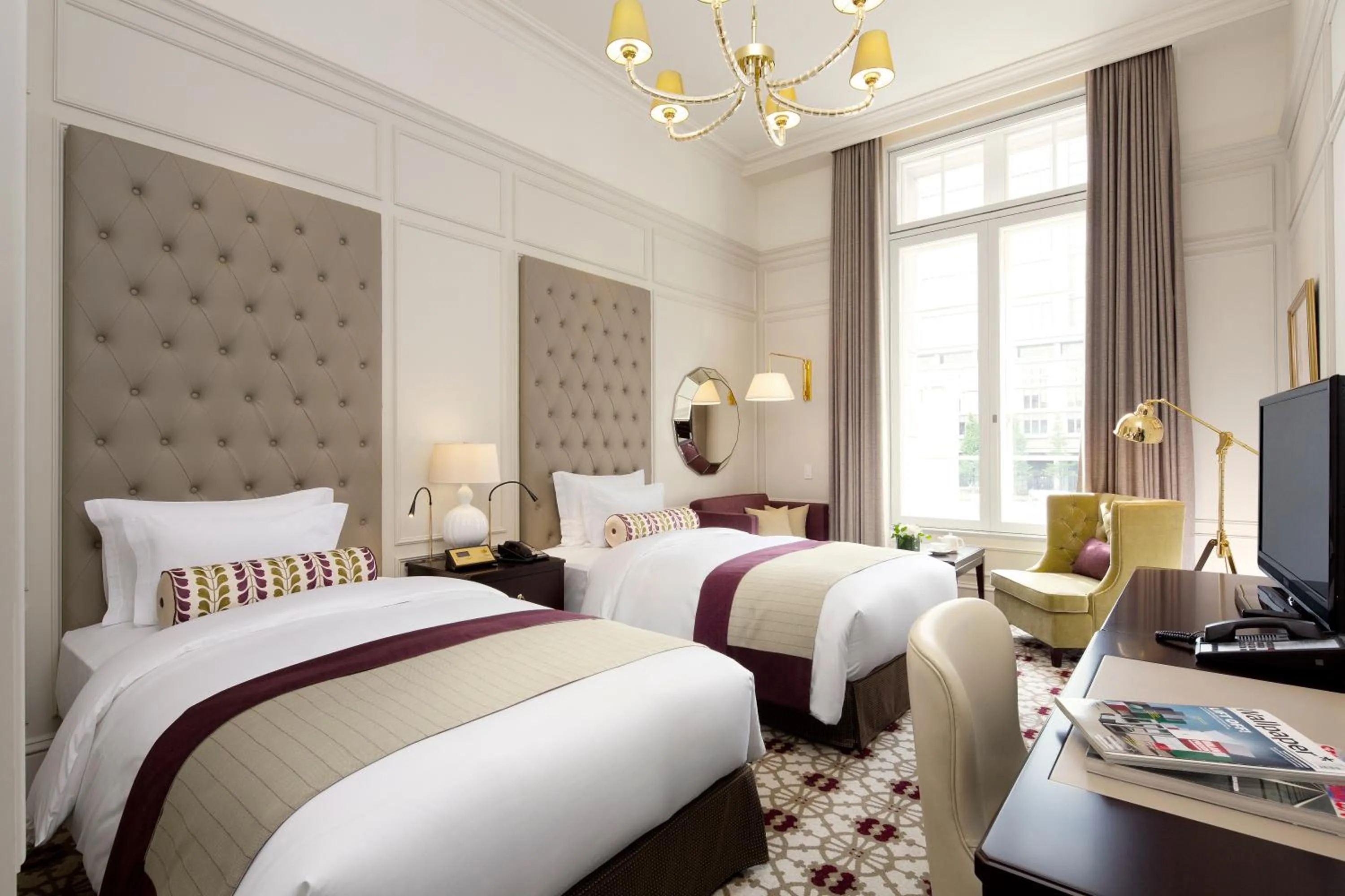 Photo of the whole room, Bed in The Tokyo Station Hotel