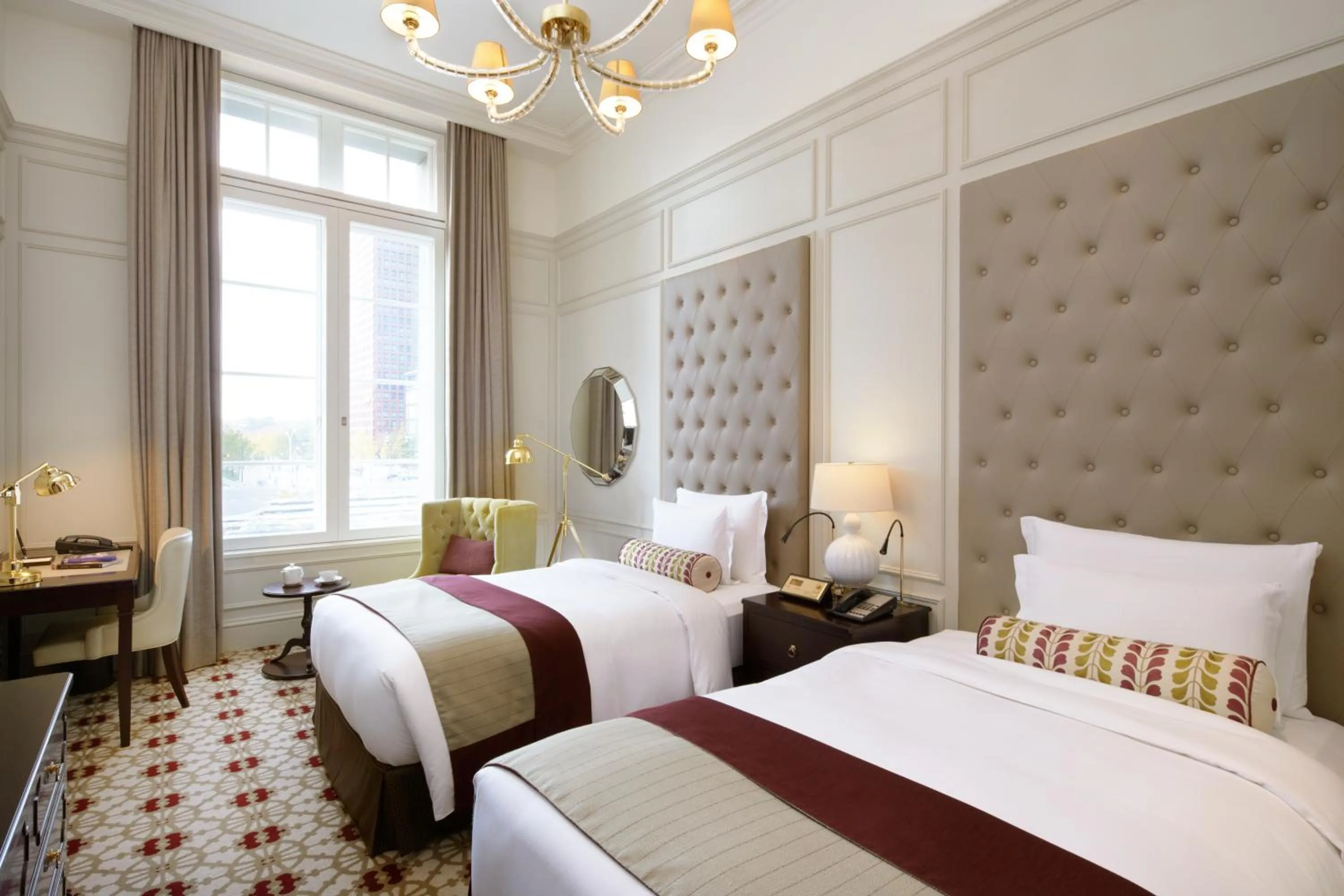 Photo of the whole room, Bed in The Tokyo Station Hotel