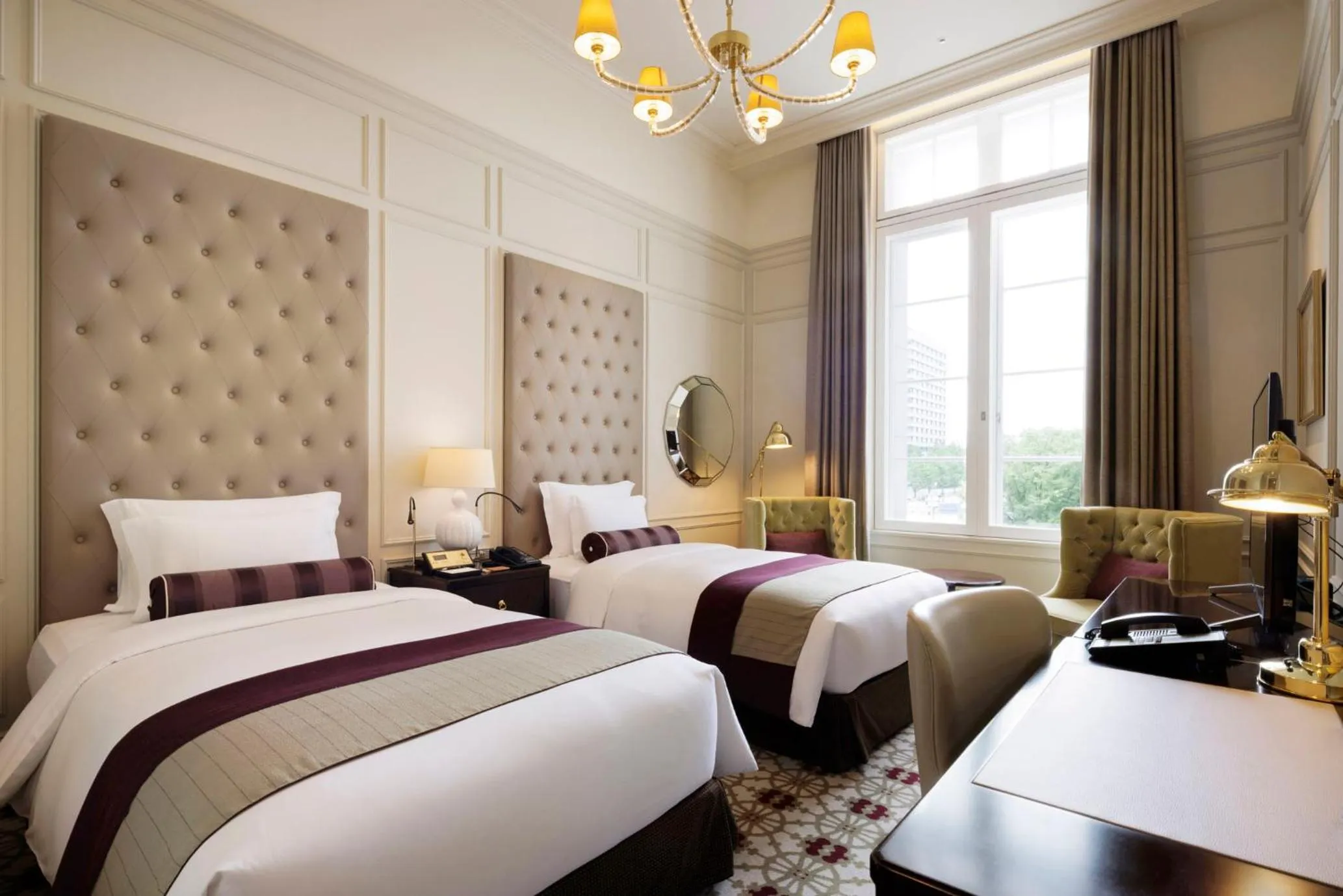 Photo of the whole room, Bed in The Tokyo Station Hotel