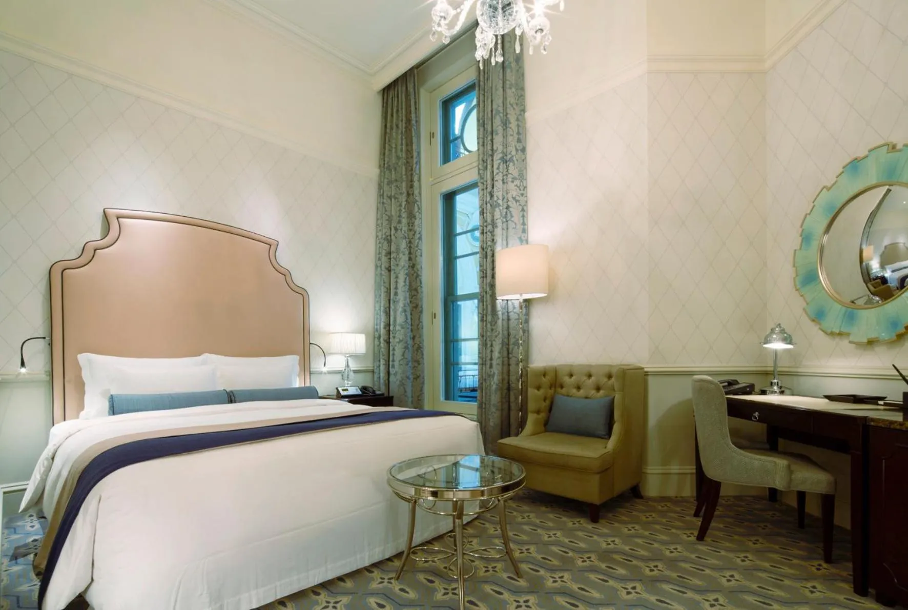 Photo of the whole room, Bed in The Tokyo Station Hotel