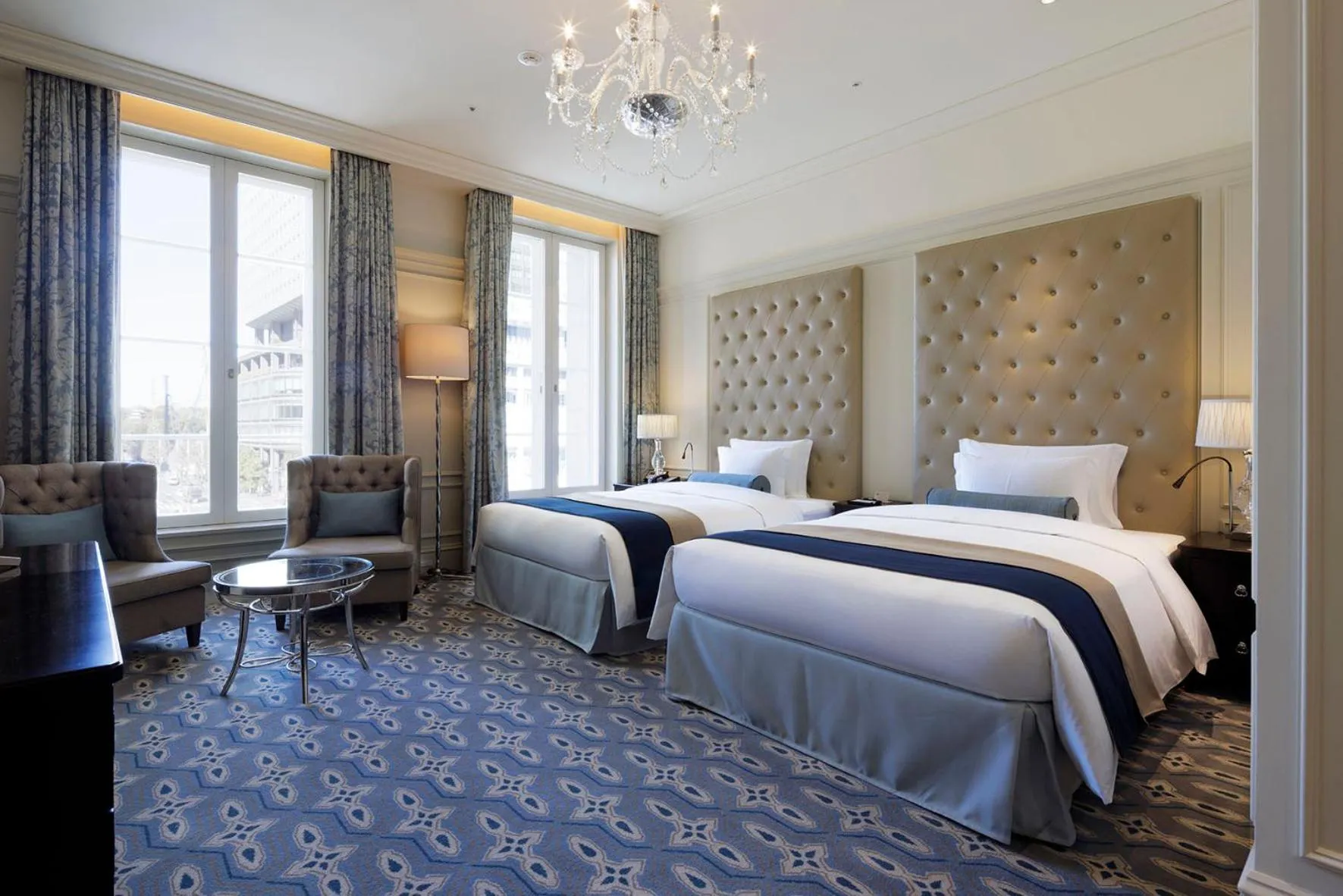 Photo of the whole room, Bed in The Tokyo Station Hotel