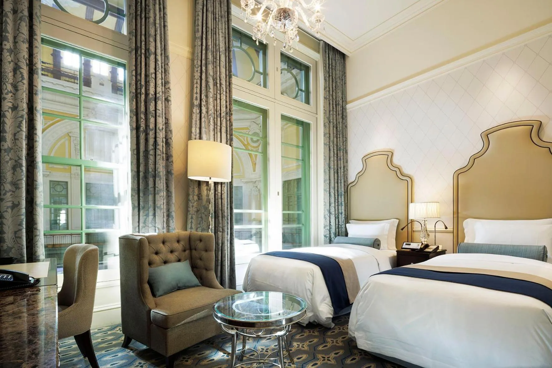 Photo of the whole room, Bed in The Tokyo Station Hotel