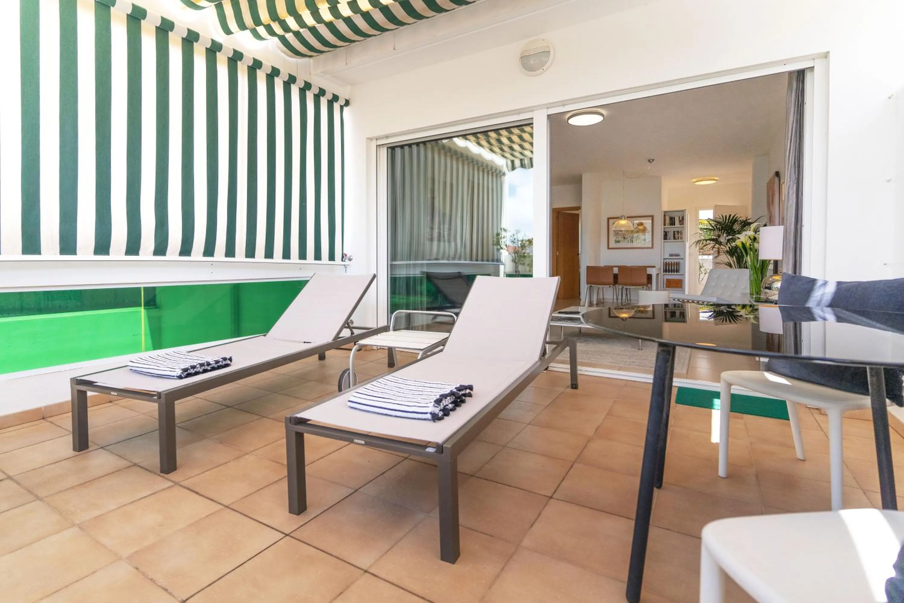 Balcony/Terrace in Apartamentos Lavanda