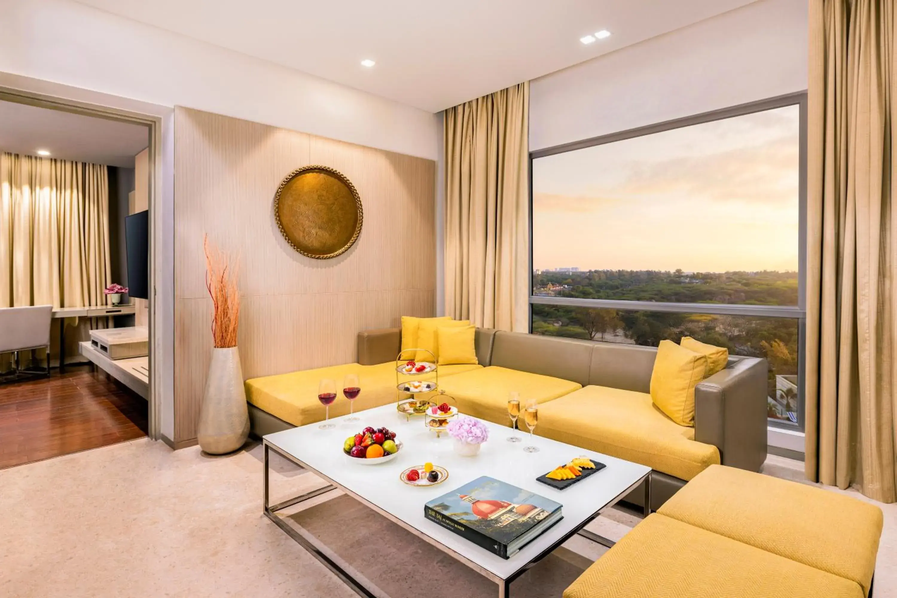 Living room in Taj Surajkund Resort & Spa, Delhi NCR Living room in Taj Surajkund Resort & Spa, Delhi NCR