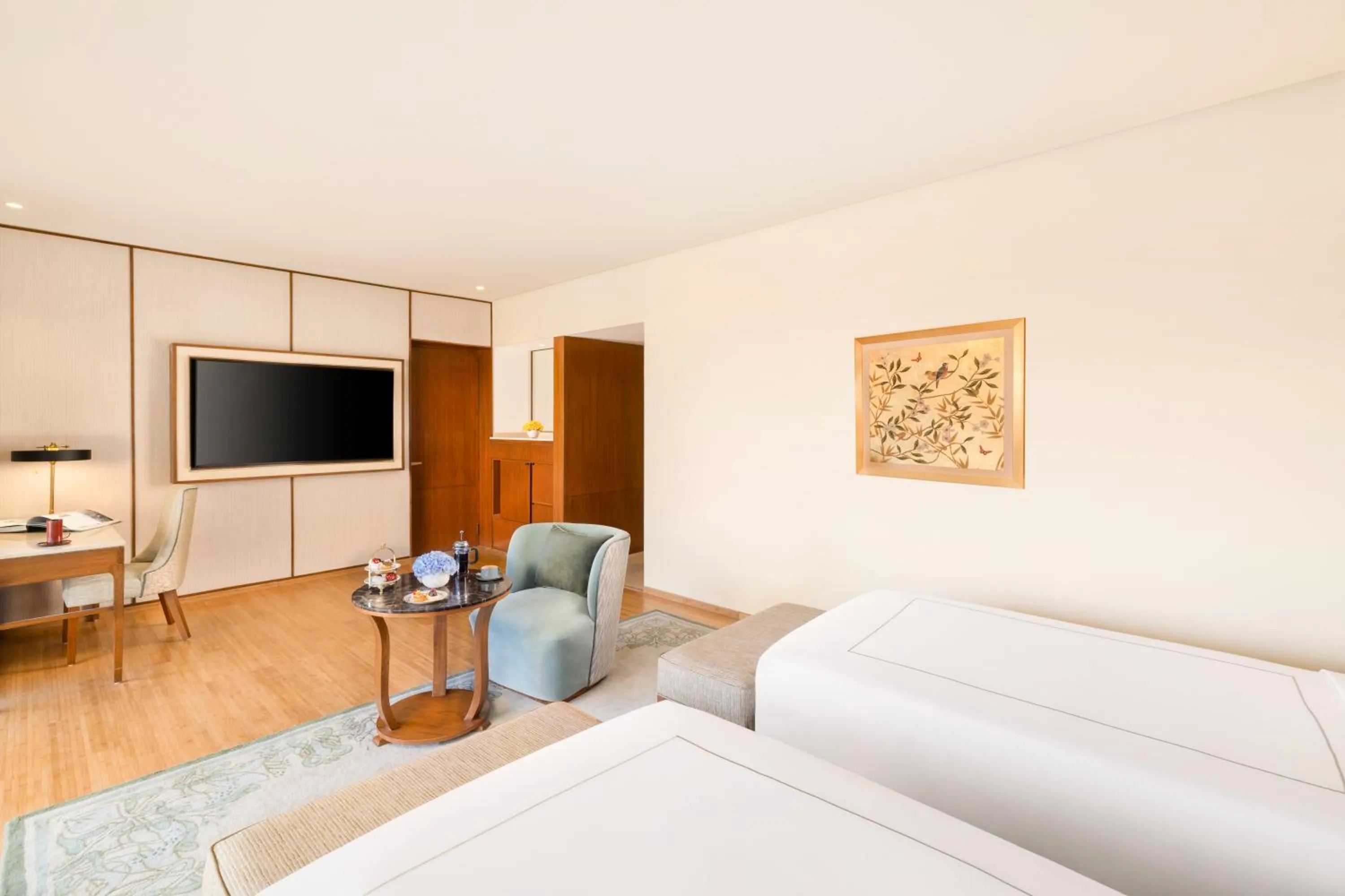 Bed in Taj Surajkund Resort & Spa, Delhi NCR