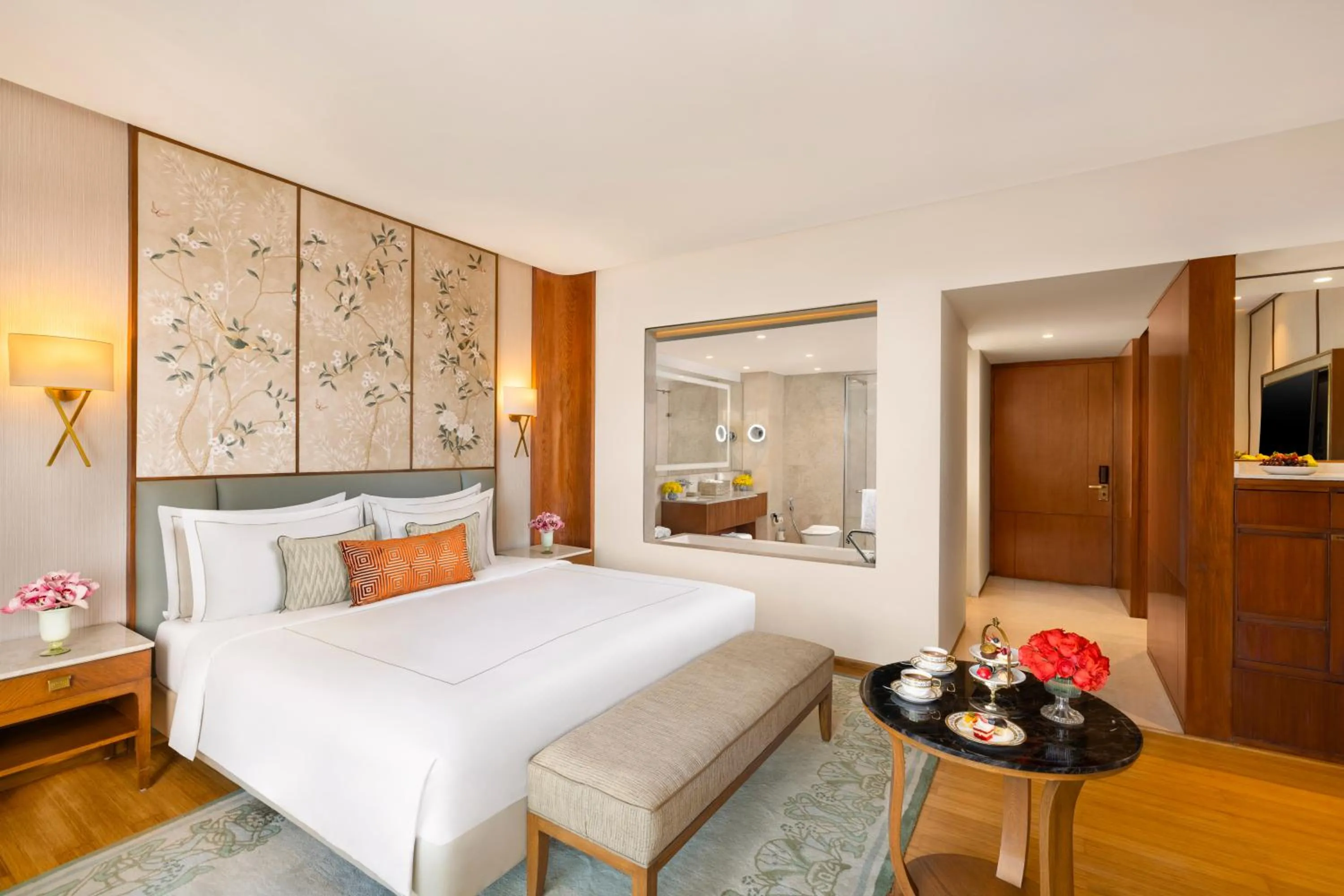 Bed in Taj Surajkund Resort & Spa, Delhi NCR